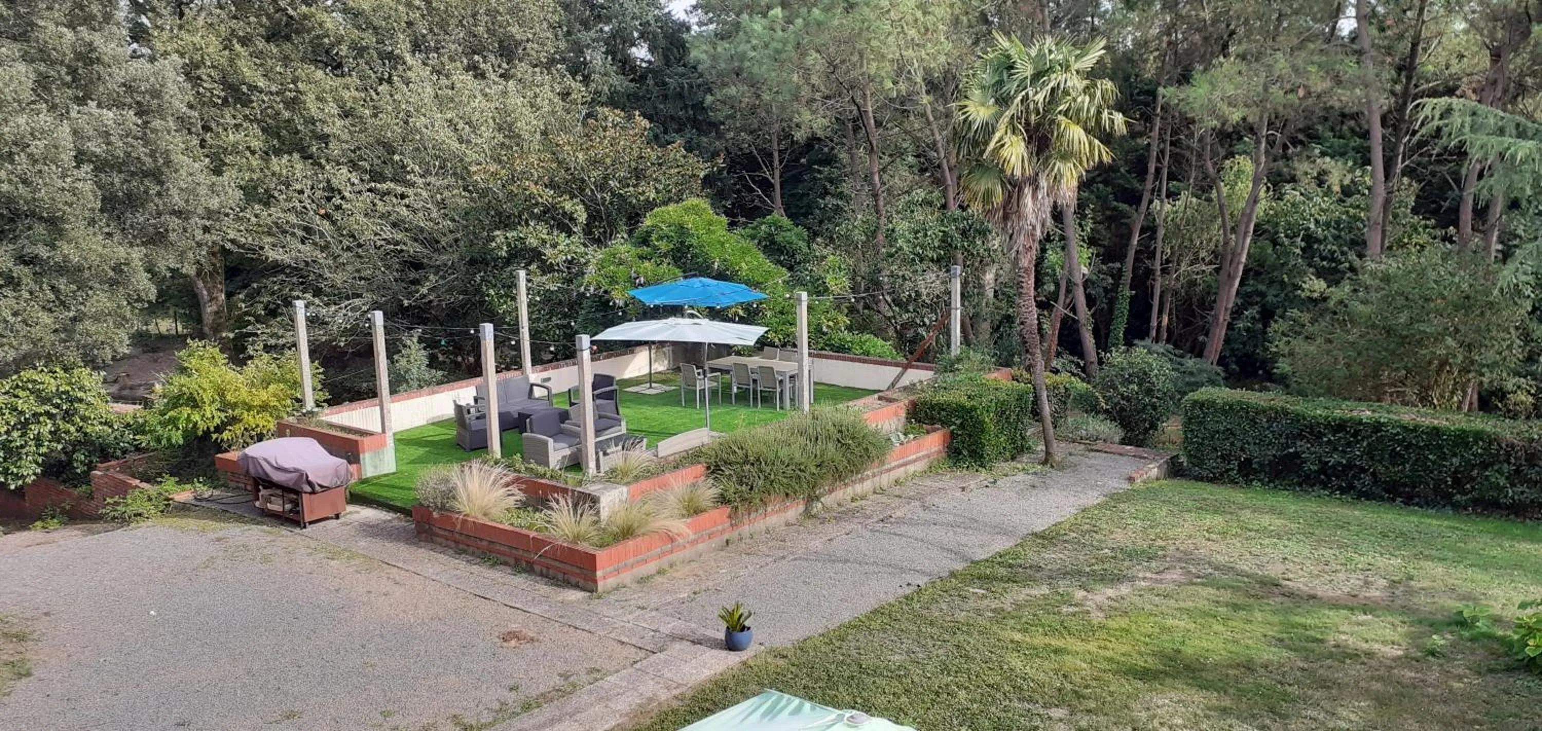 Patio in Château des Bretonnières sur vie - Maison d'hôtes et gîte 4 personnes