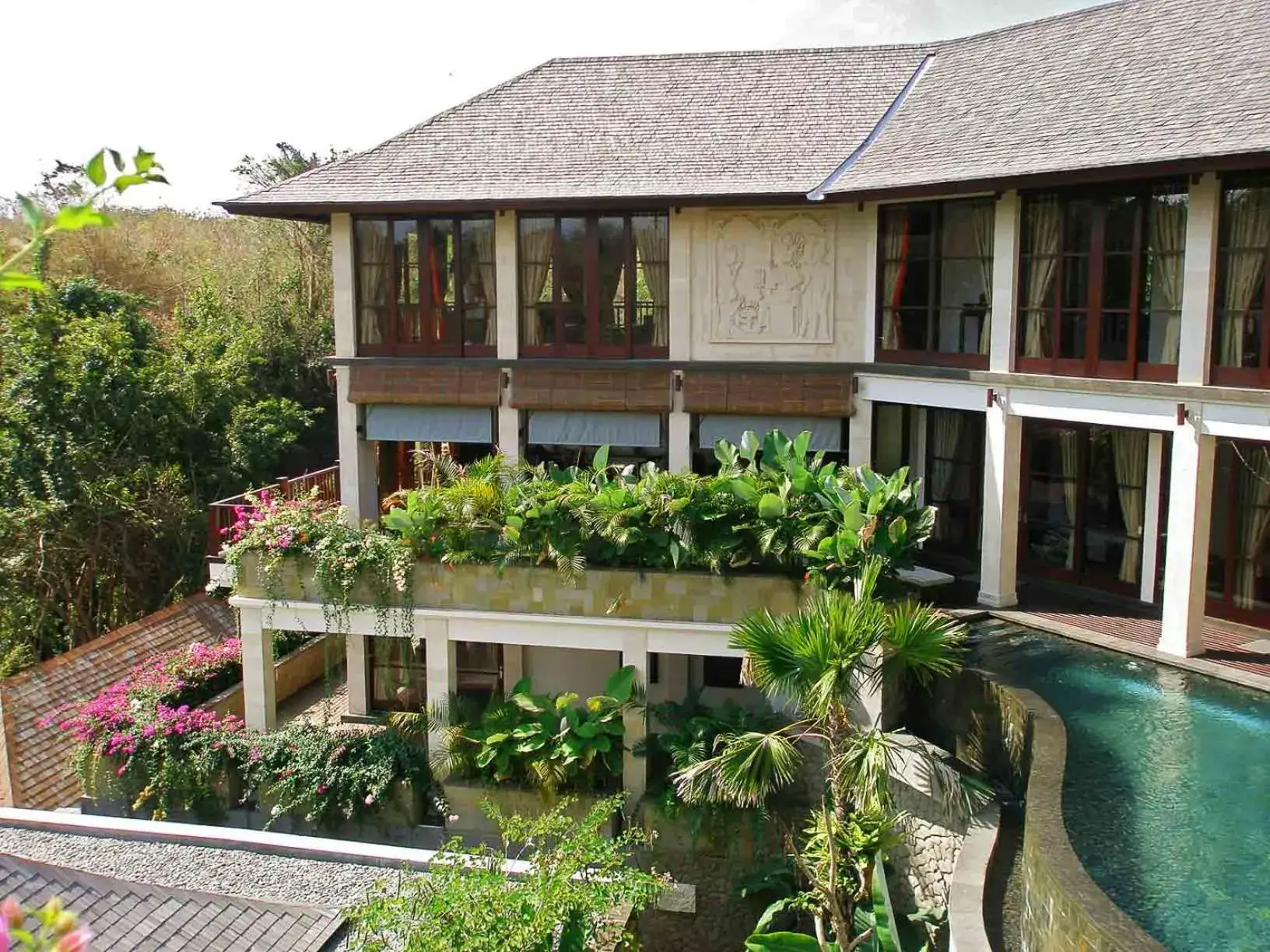 Bird's eye view in Gending Kedis Luxury Villas & Spa Estate Bird's eye view in Gending Kedis Luxury Villas & Spa Estate