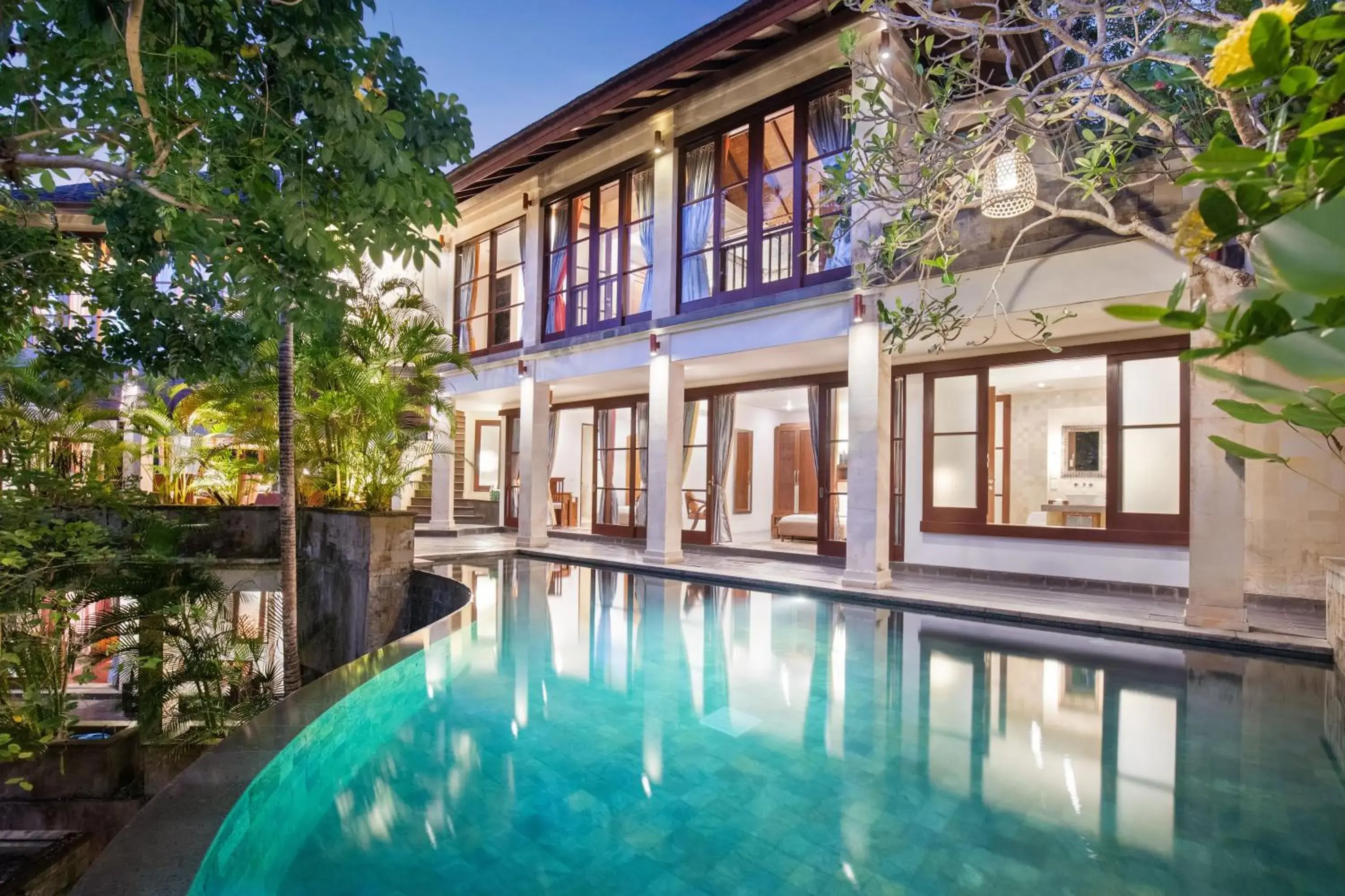 Pool view in Gending Kedis Luxury Villas & Spa Estate Pool view in Gending Kedis Luxury Villas & Spa Estate