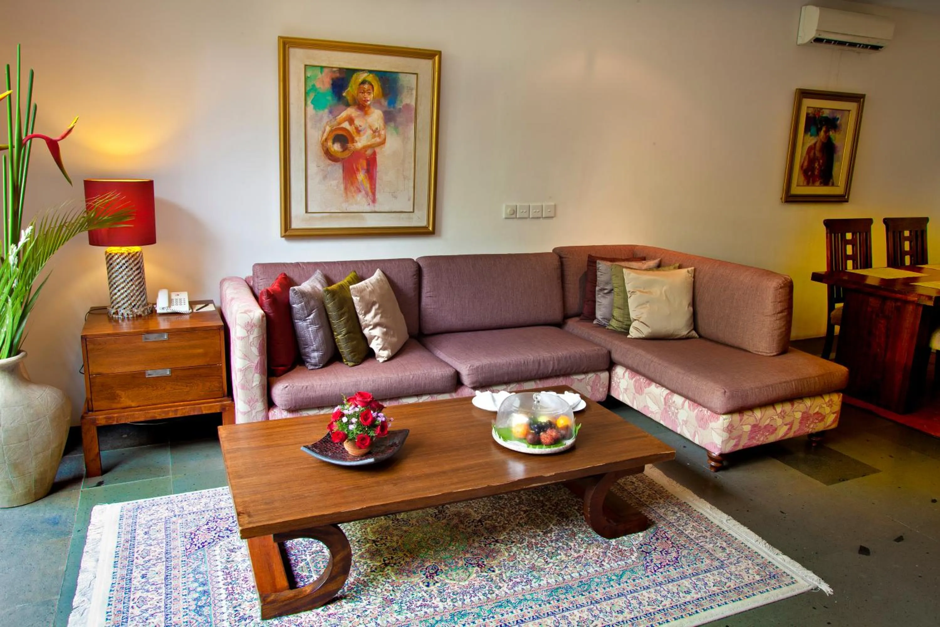 Living room in Gending Kedis Luxury Villas & Spa Estate