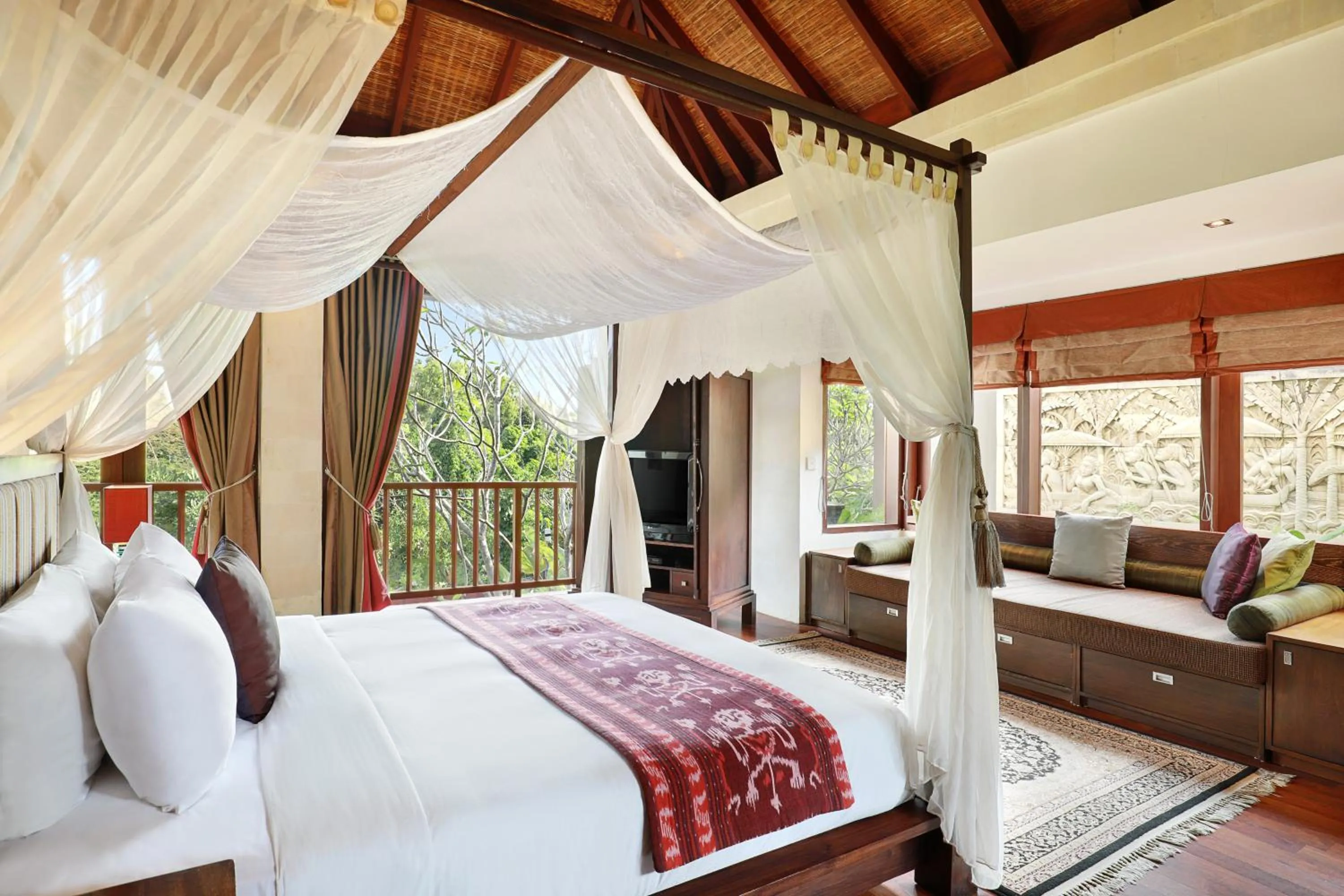 Bed in Gending Kedis Luxury Villas & Spa Estate