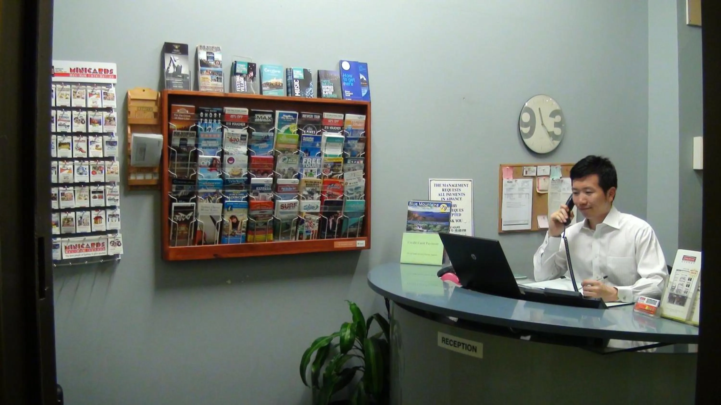 Lobby or reception in Central Private Hotel