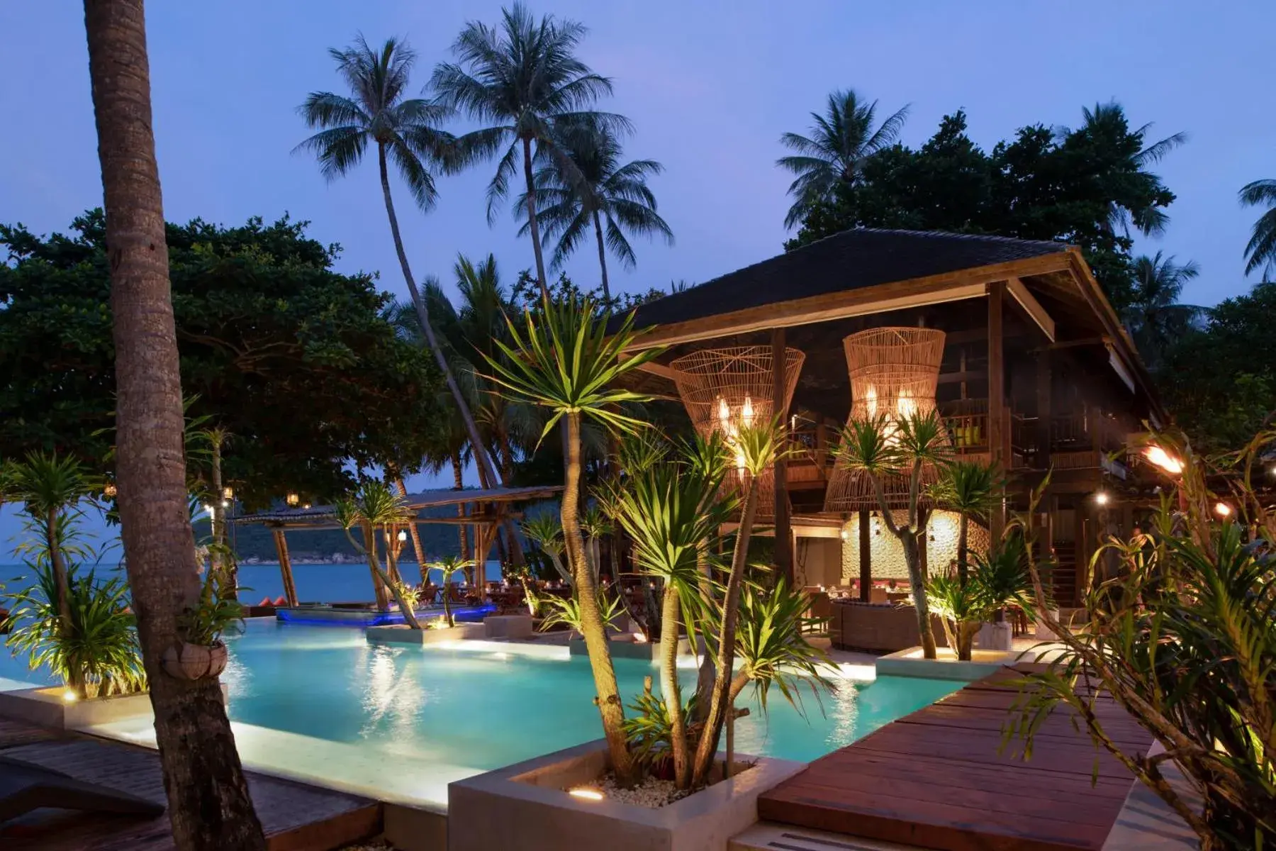 Property building in Anantara Rasananda Koh Phangan Villas Property building in Anantara Rasananda Koh Phangan Villas