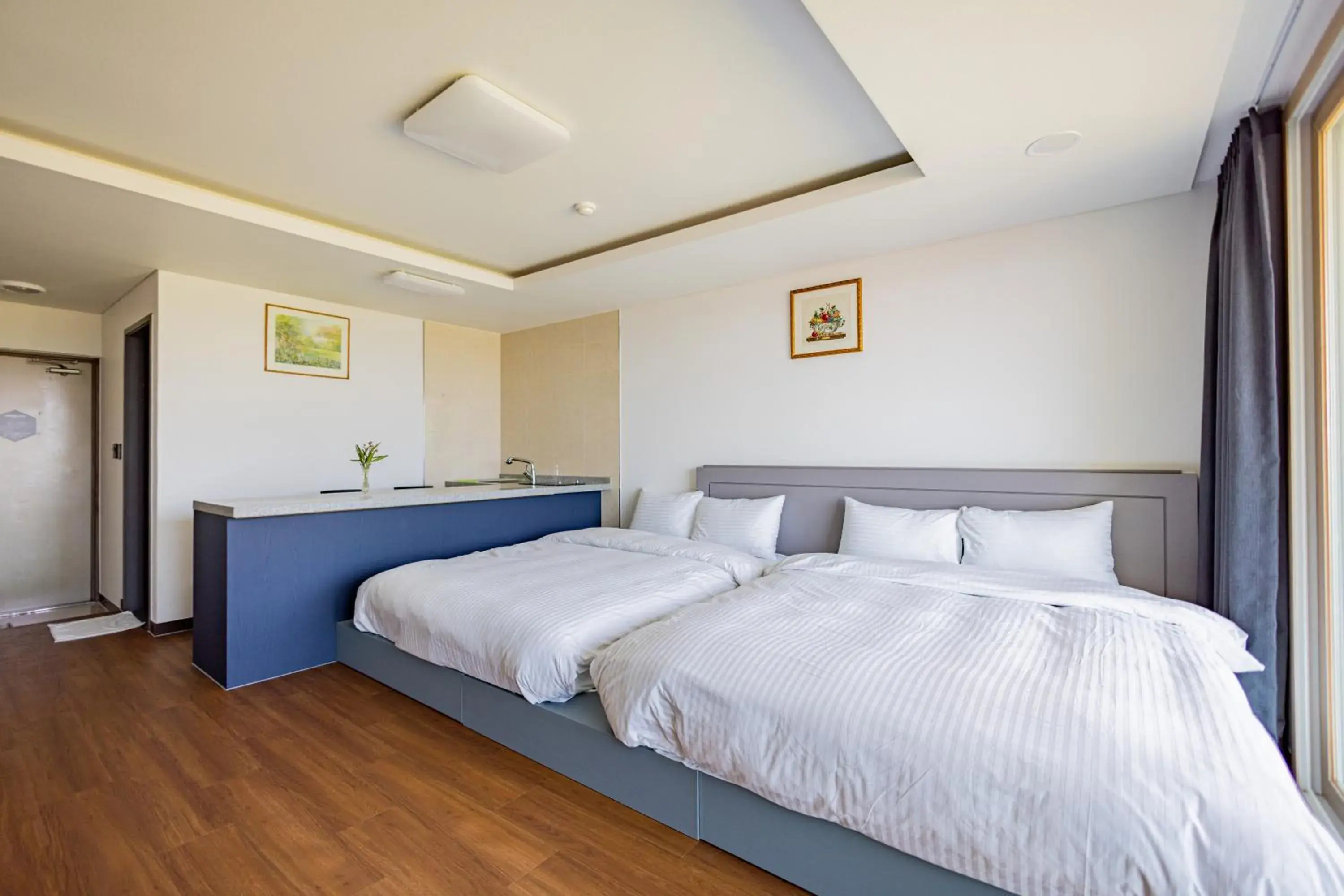 Bed in Jeju Arumdaun Resort Bed in Jeju Arumdaun Resort