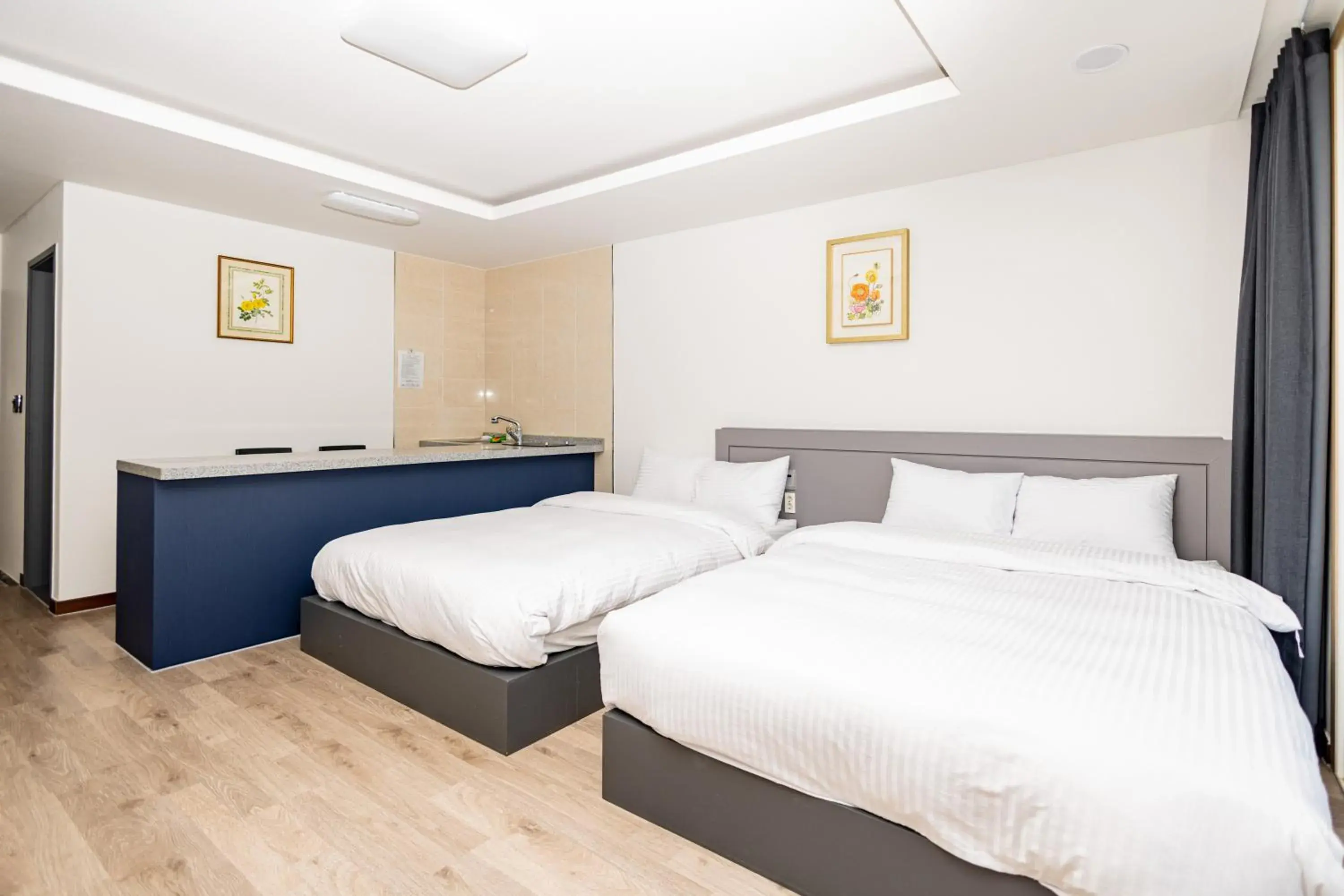 Bed in Jeju Arumdaun Resort Bed in Jeju Arumdaun Resort