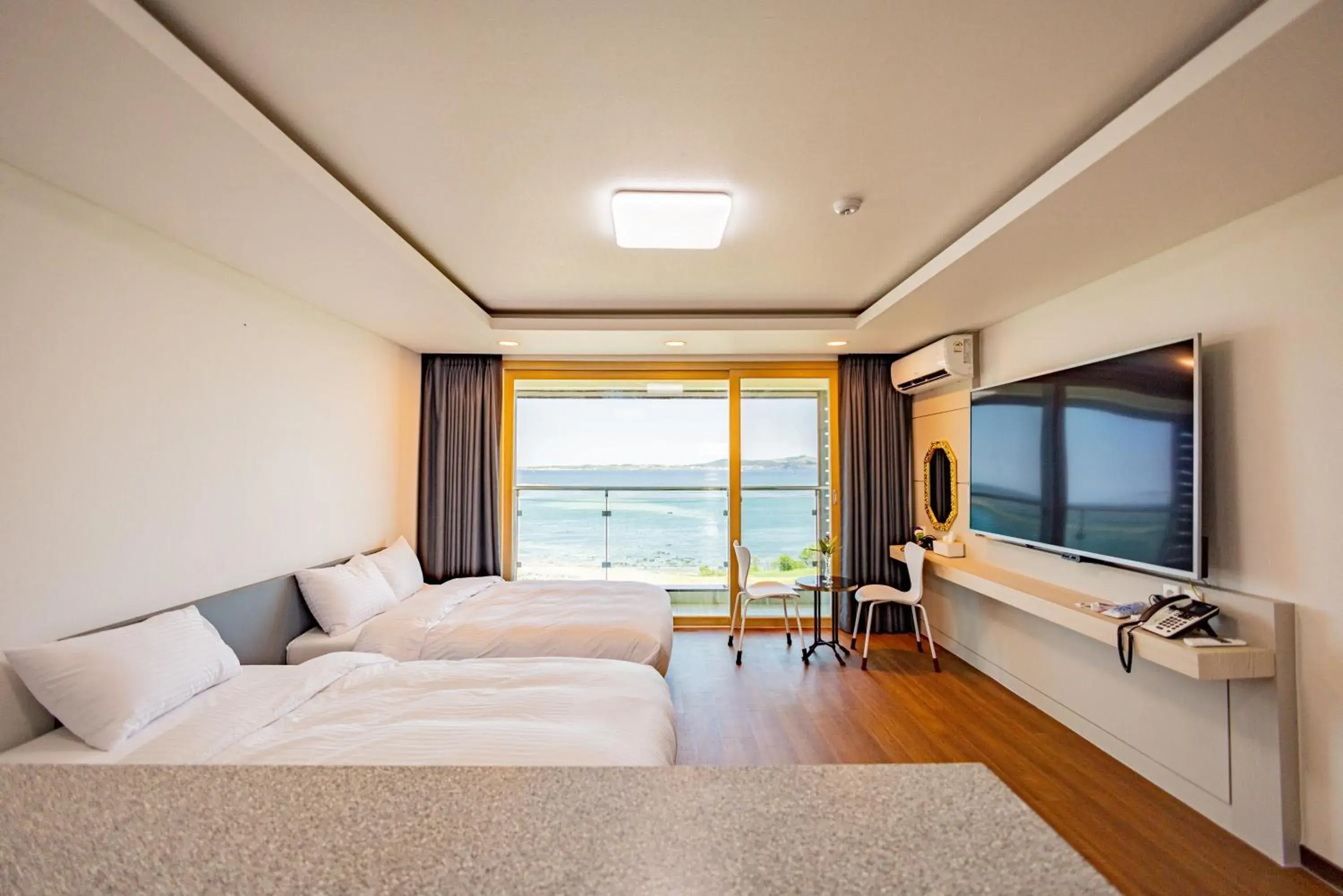Bed in Jeju Arumdaun Resort Bed in Jeju Arumdaun Resort
