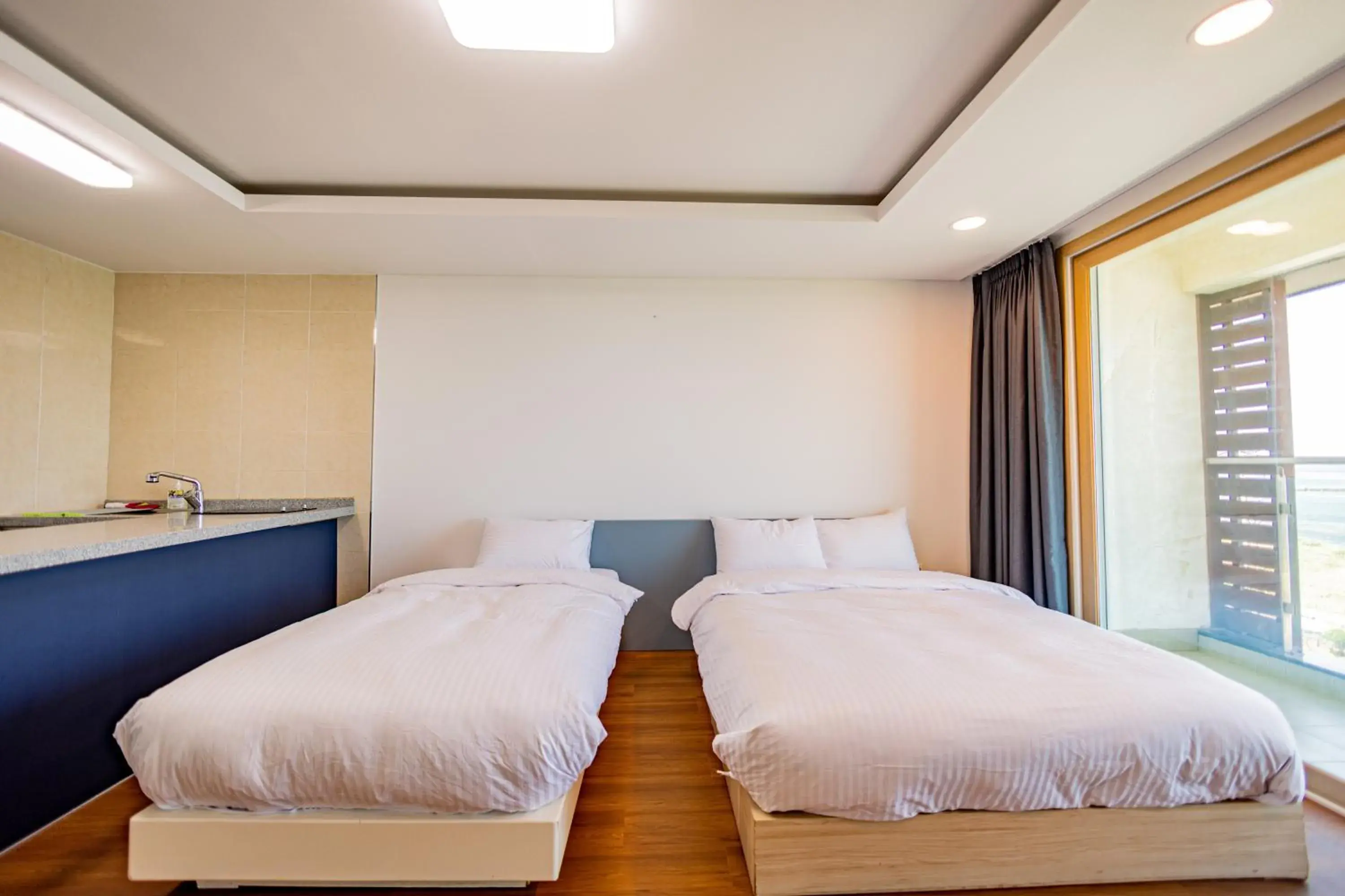 Bed in Jeju Arumdaun Resort Bed in Jeju Arumdaun Resort