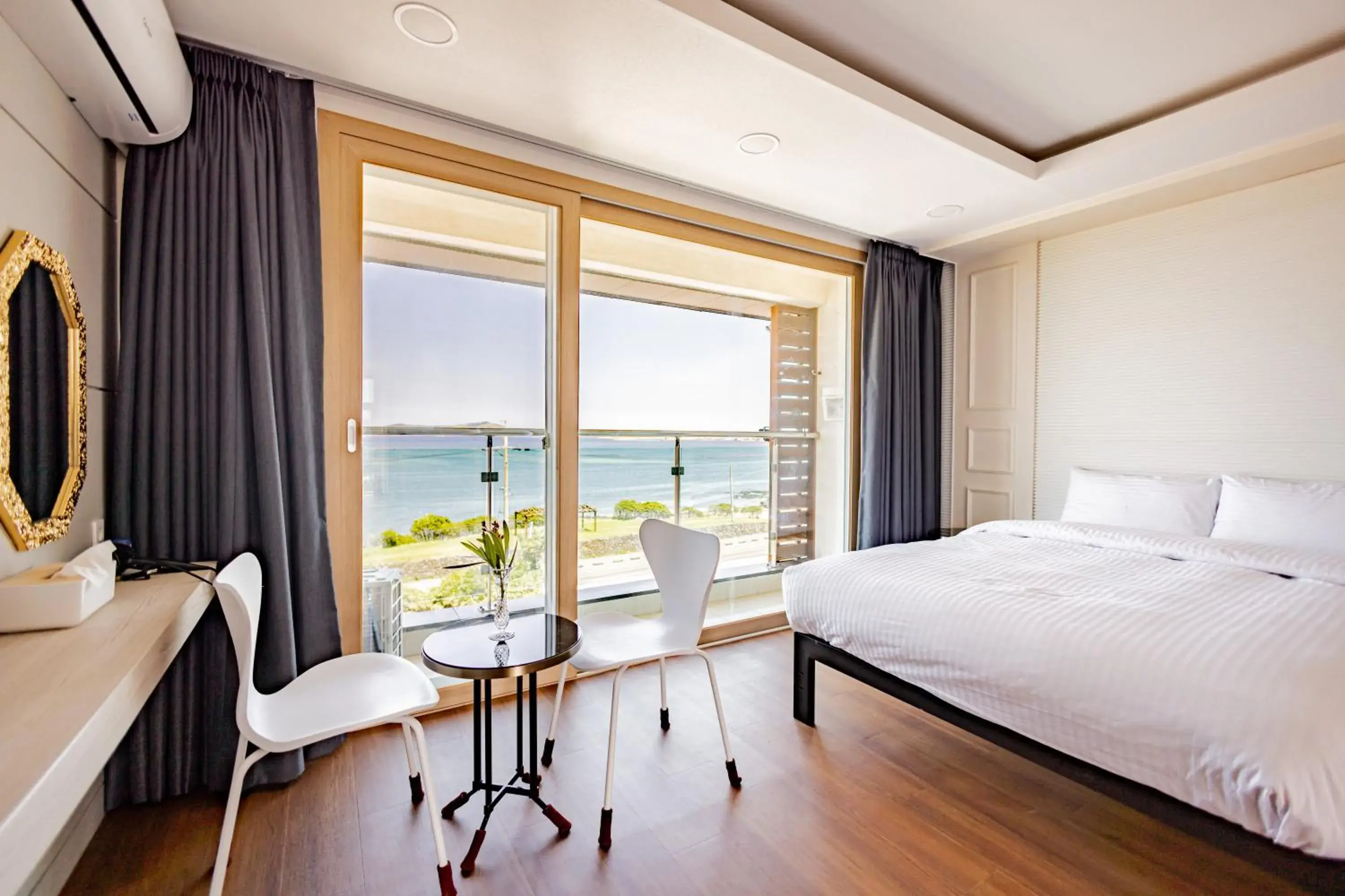 Bed in Jeju Arumdaun Resort Bed in Jeju Arumdaun Resort