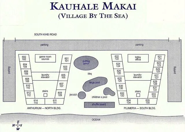Floor plan in Kauhale Makai 535