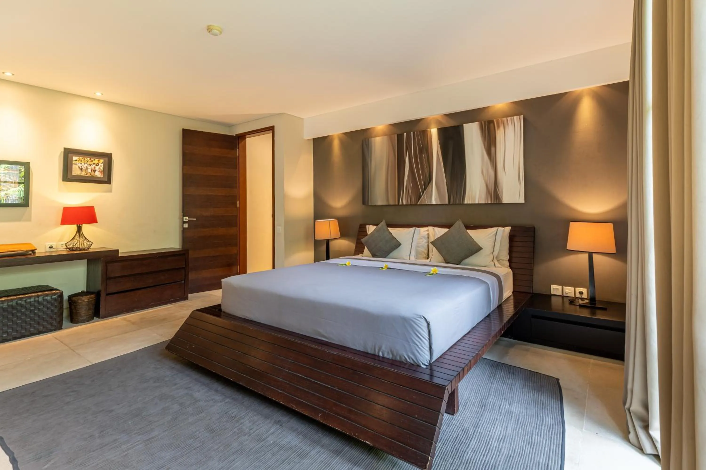 Bedroom, Bed in The Layar - Designer Villas and Spa, CHSE Certified
