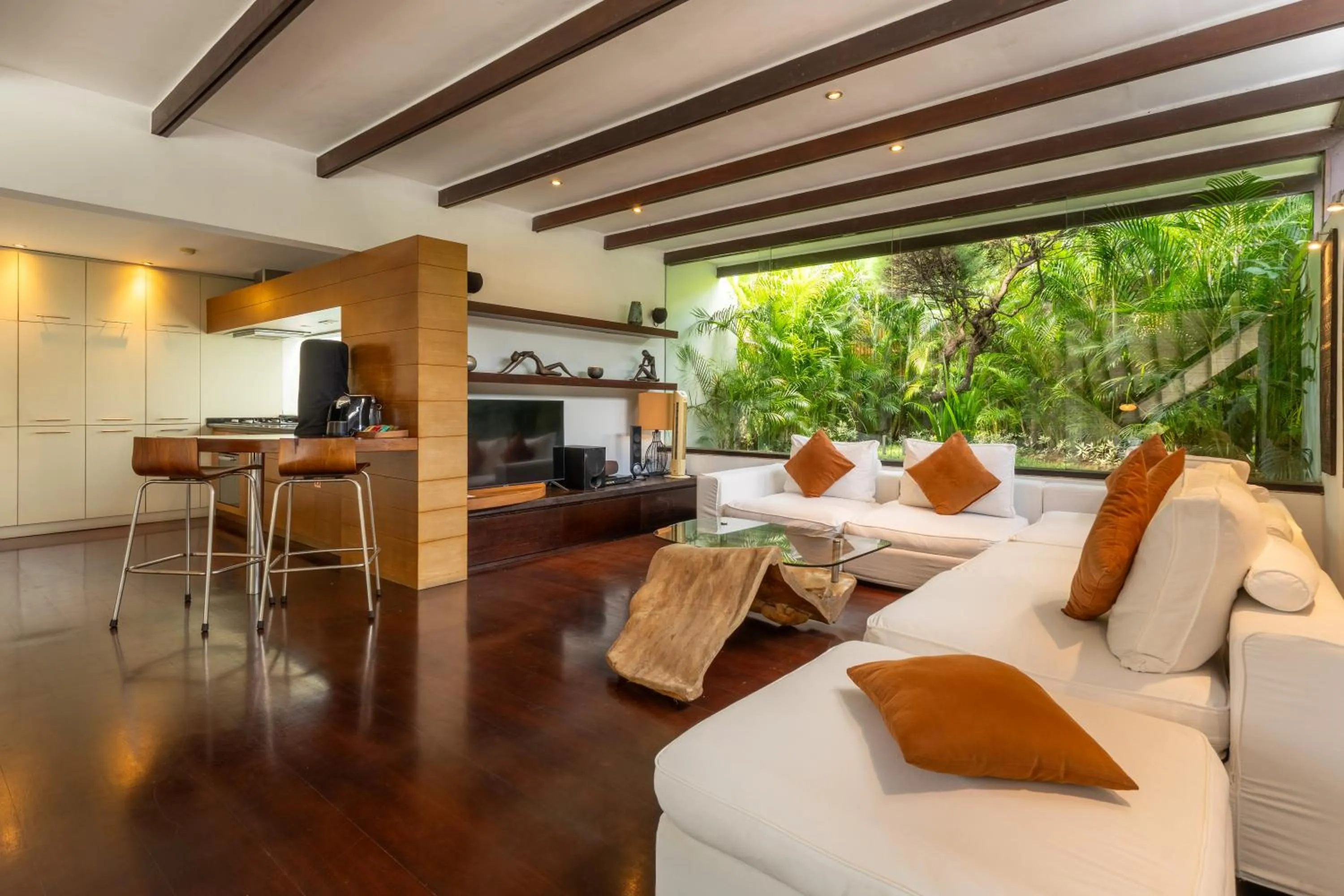 Communal lounge/ TV room in The Layar - Designer Villas and Spa, CHSE Certified