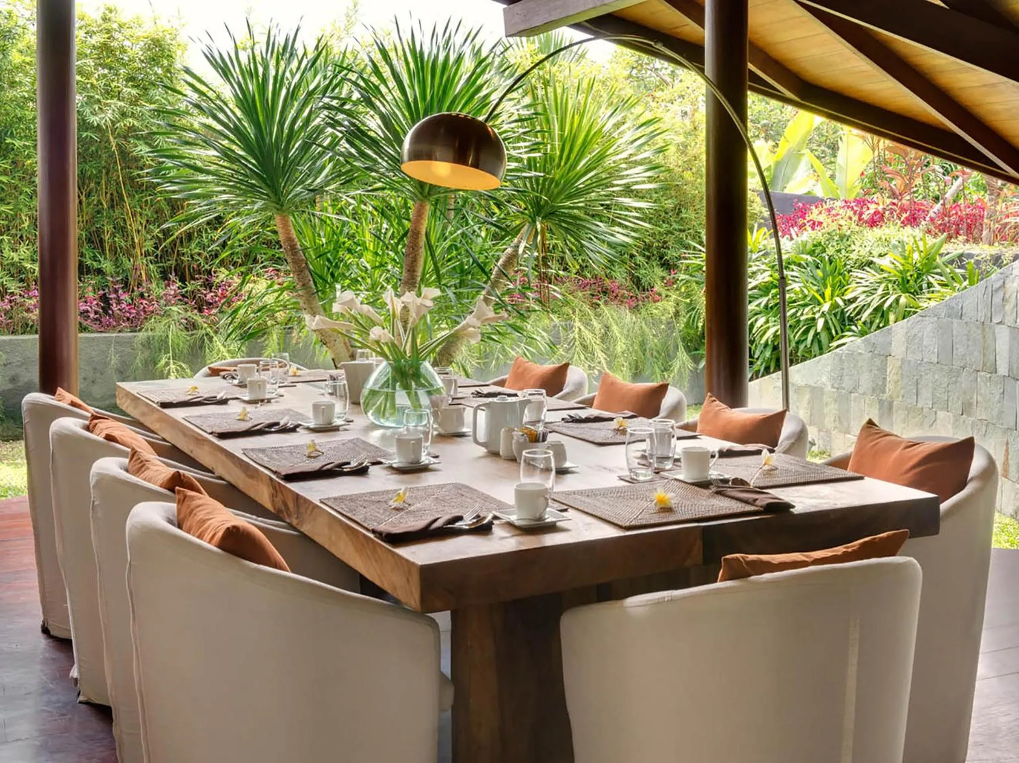 Dining area in The Layar - Designer Villas and Spa, CHSE Certified