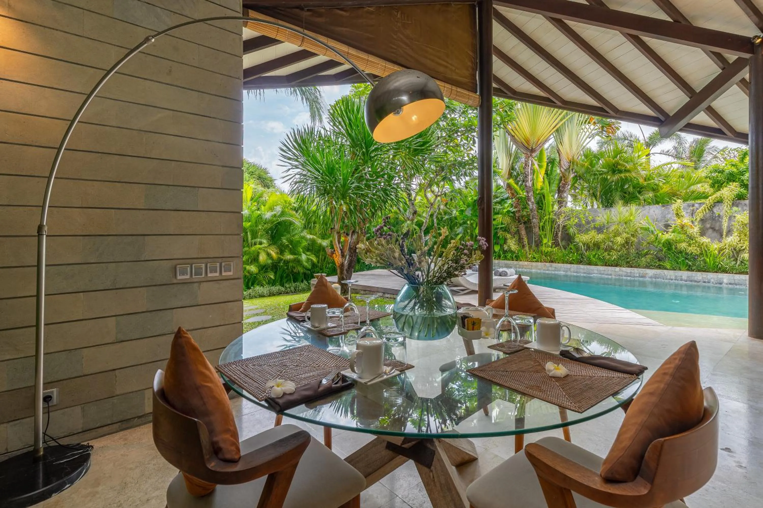 Dining area in The Layar - Designer Villas and Spa, CHSE Certified