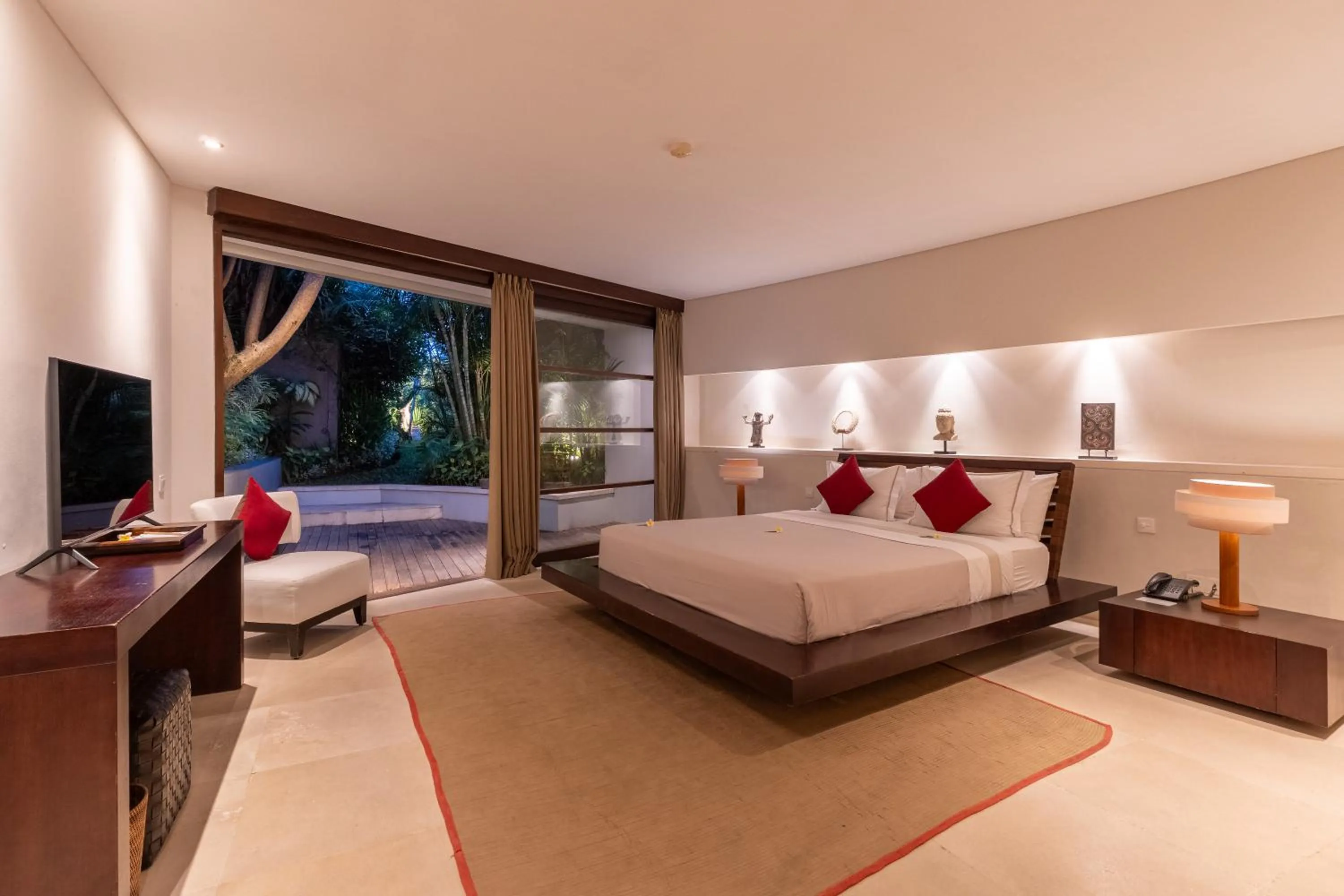 Bedroom, Bed in The Layar - Designer Villas and Spa, CHSE Certified