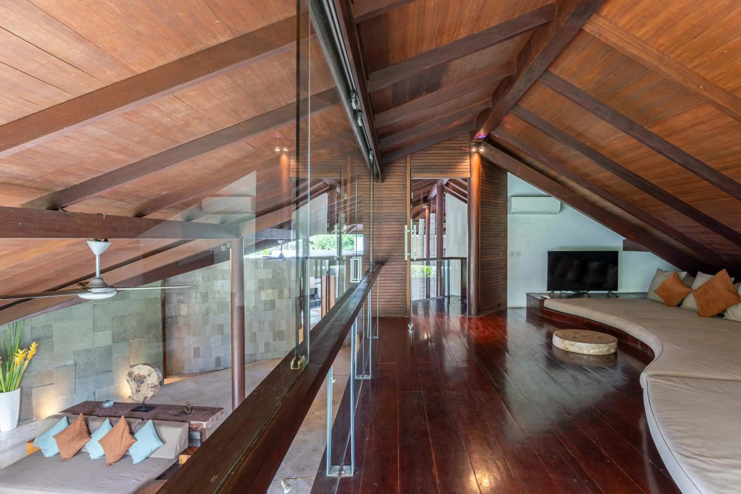 Communal lounge/ TV room in The Layar - Designer Villas and Spa, CHSE Certified