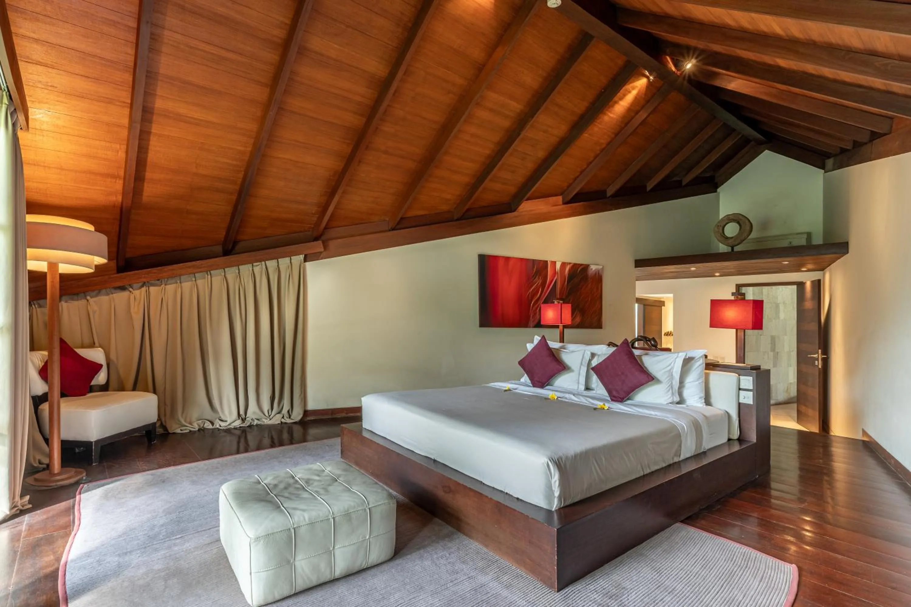 Bedroom, Bed in The Layar - Designer Villas and Spa, CHSE Certified