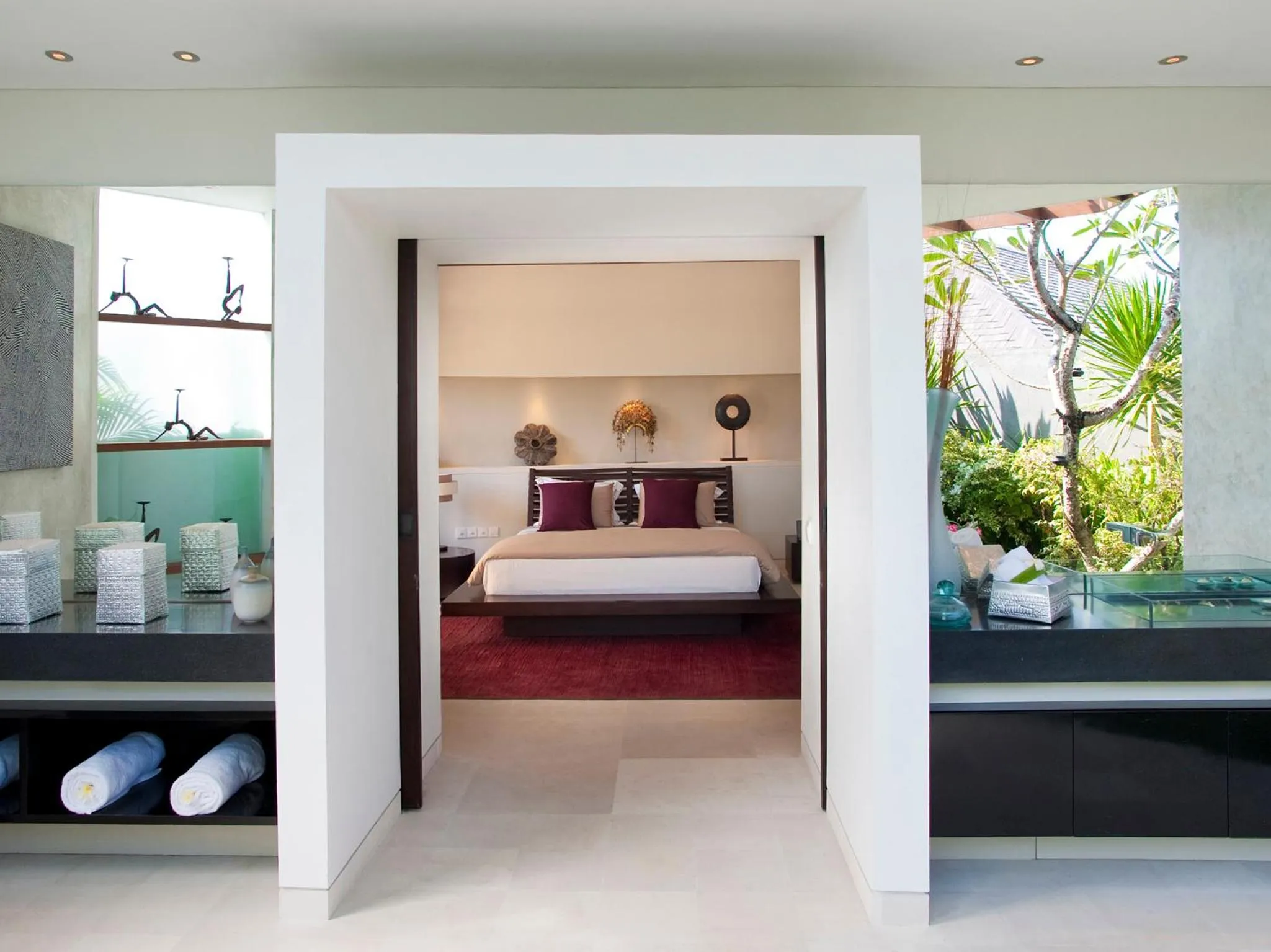 Bed in The Layar - Designer Villas and Spa, CHSE Certified