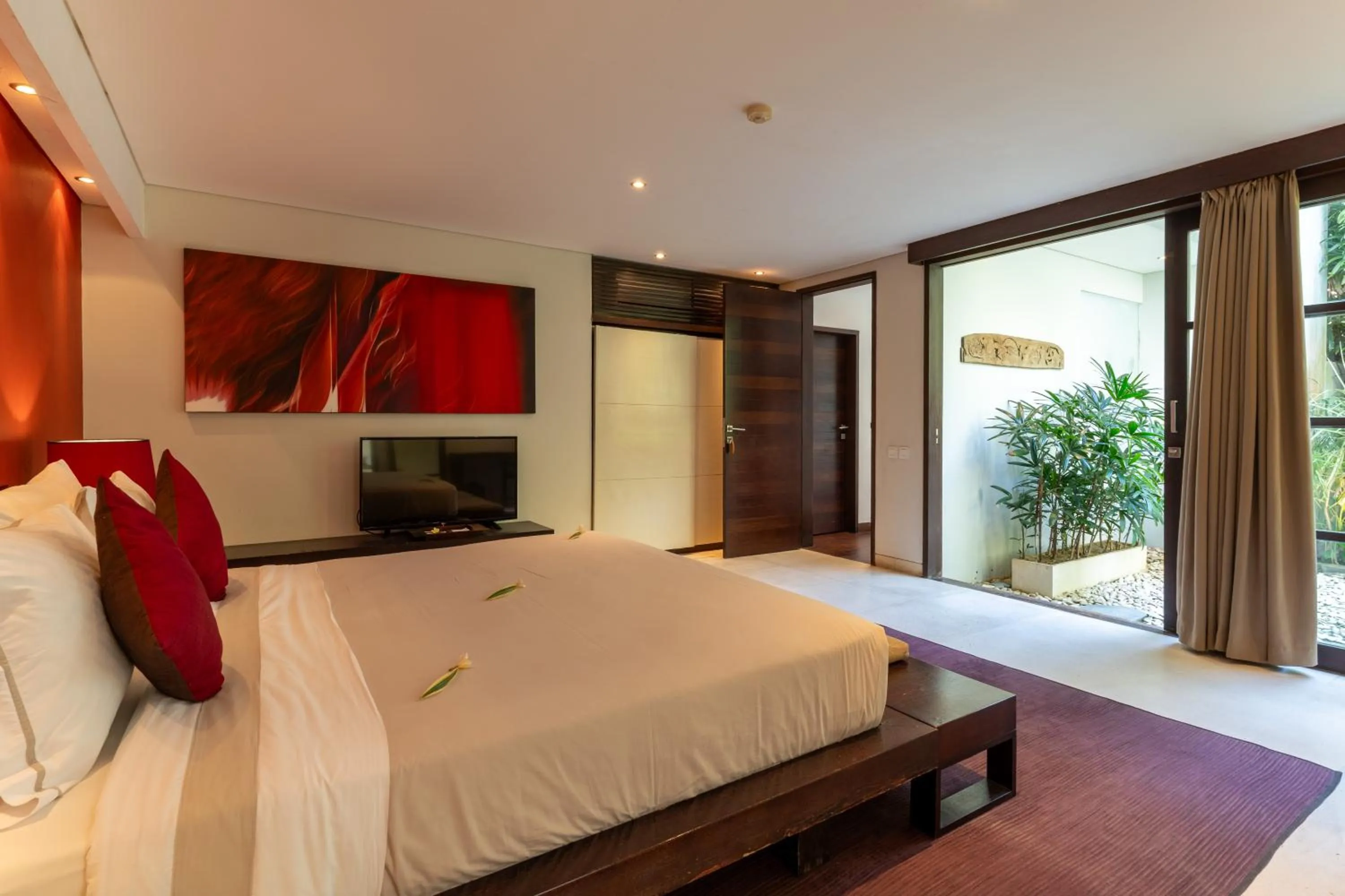 Bedroom, Bed in The Layar - Designer Villas and Spa, CHSE Certified