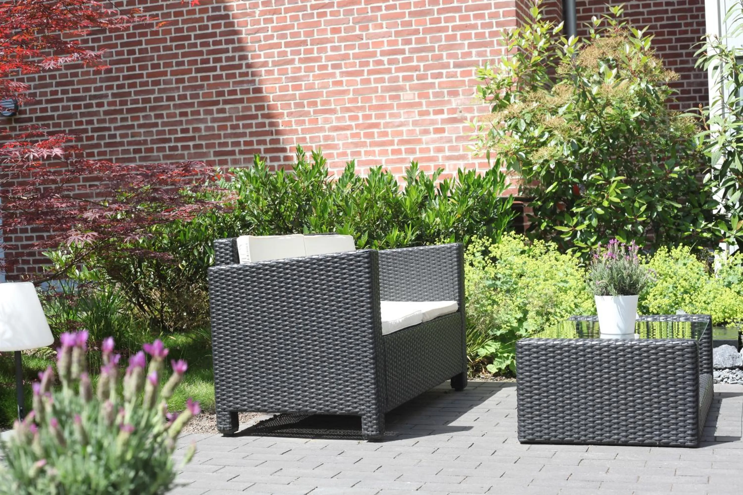 Patio in The Red Apartments