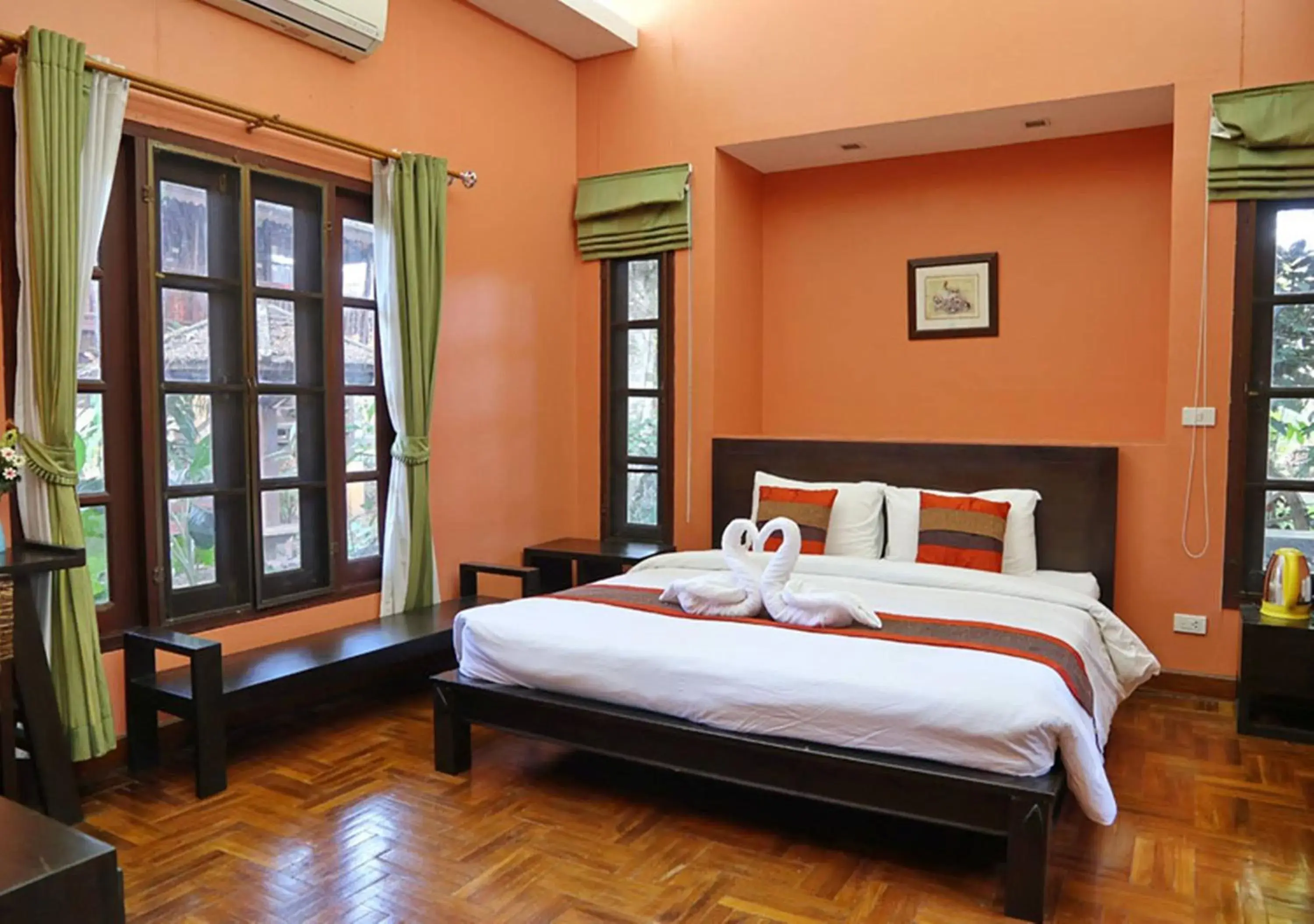 Bed in Aurora Resort Chiangdao Bed in Aurora Resort Chiangdao