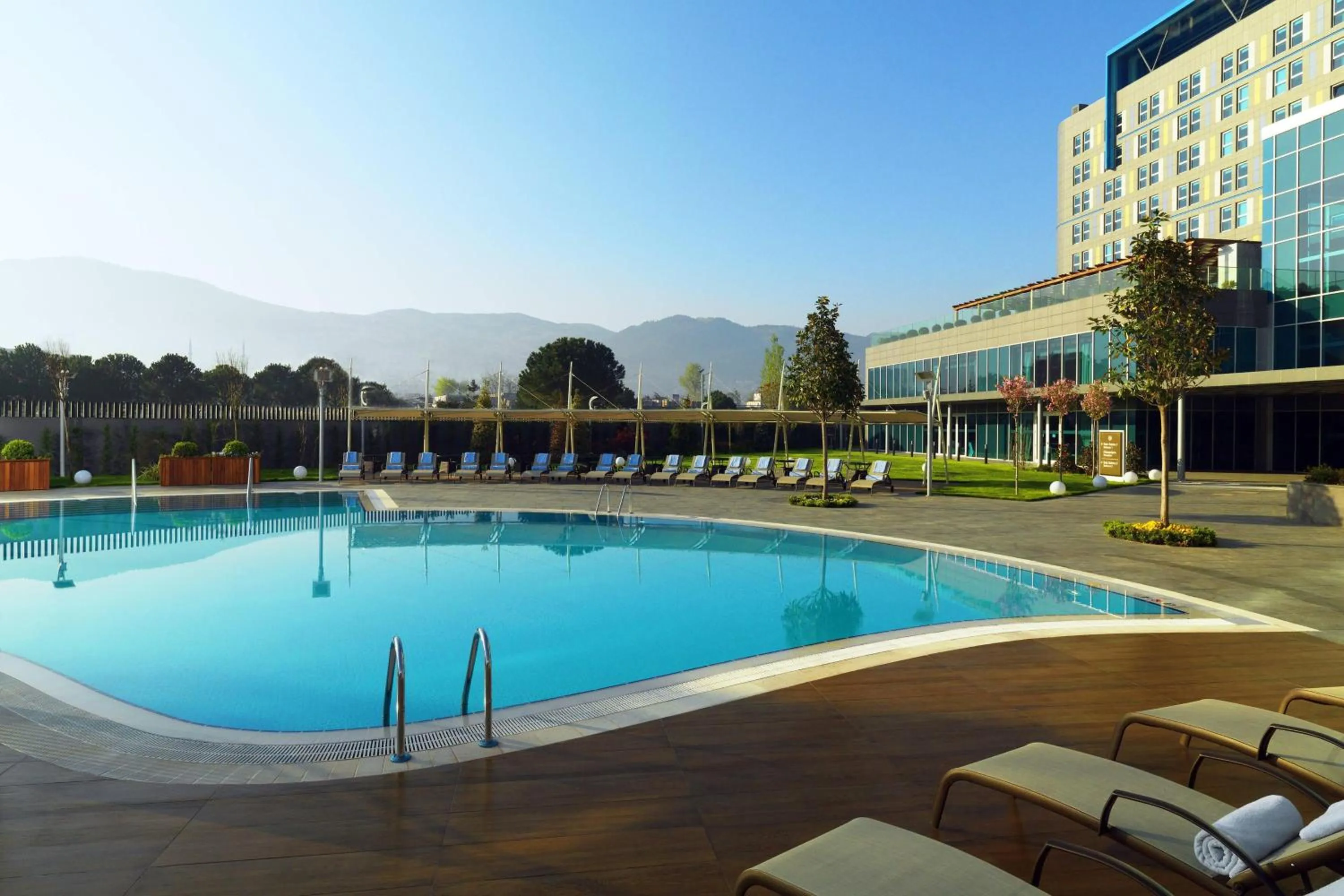 Swimming pool in Sheraton Bursa Hotel
