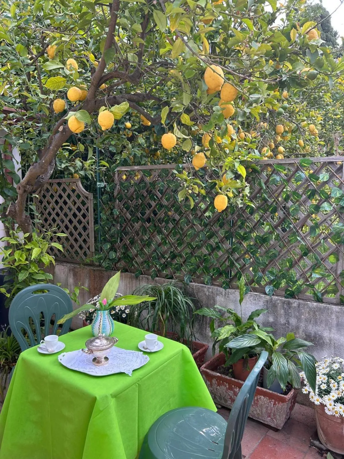 Patio in L'Elisea Maison De Charme