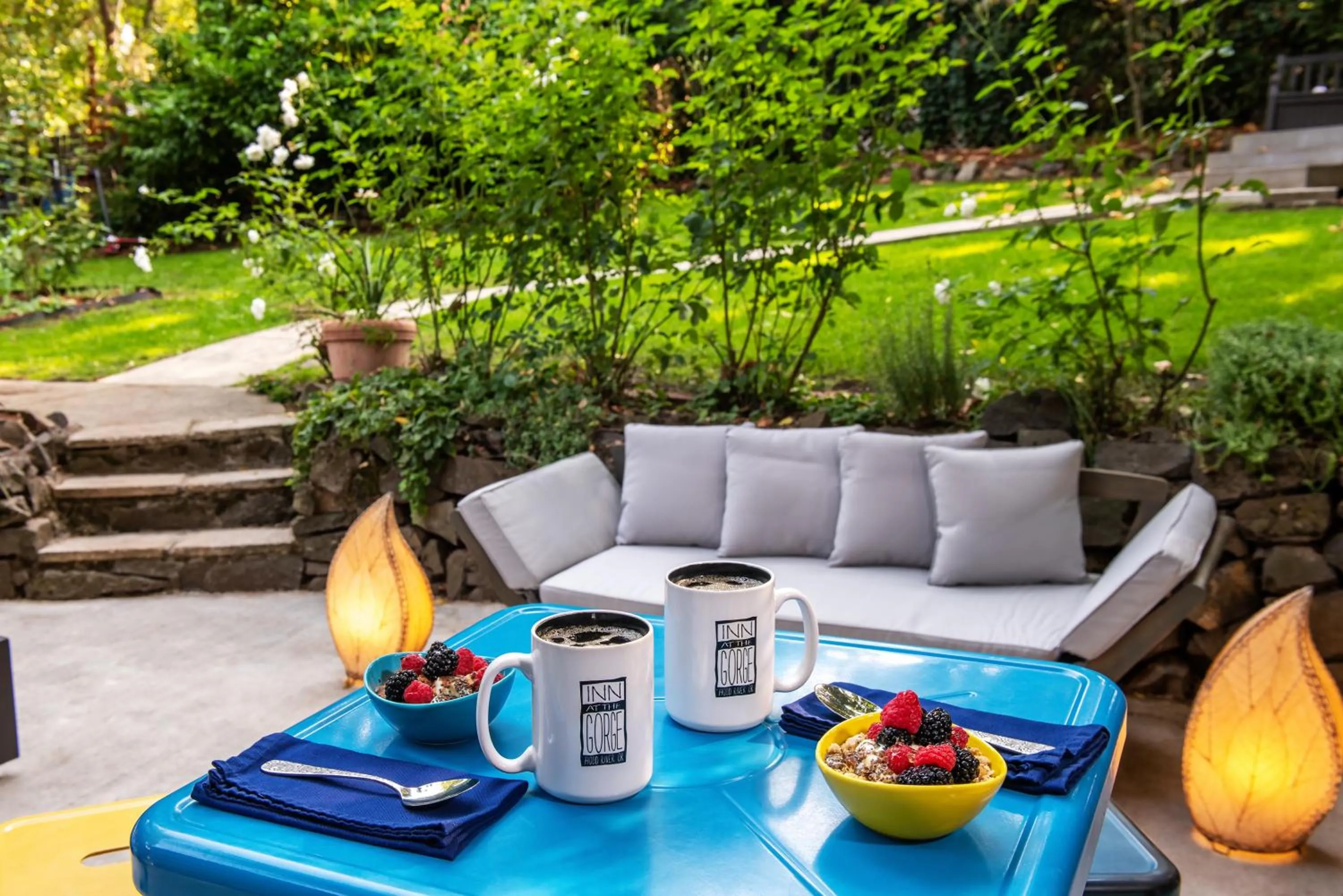 Patio in Inn at the Gorge