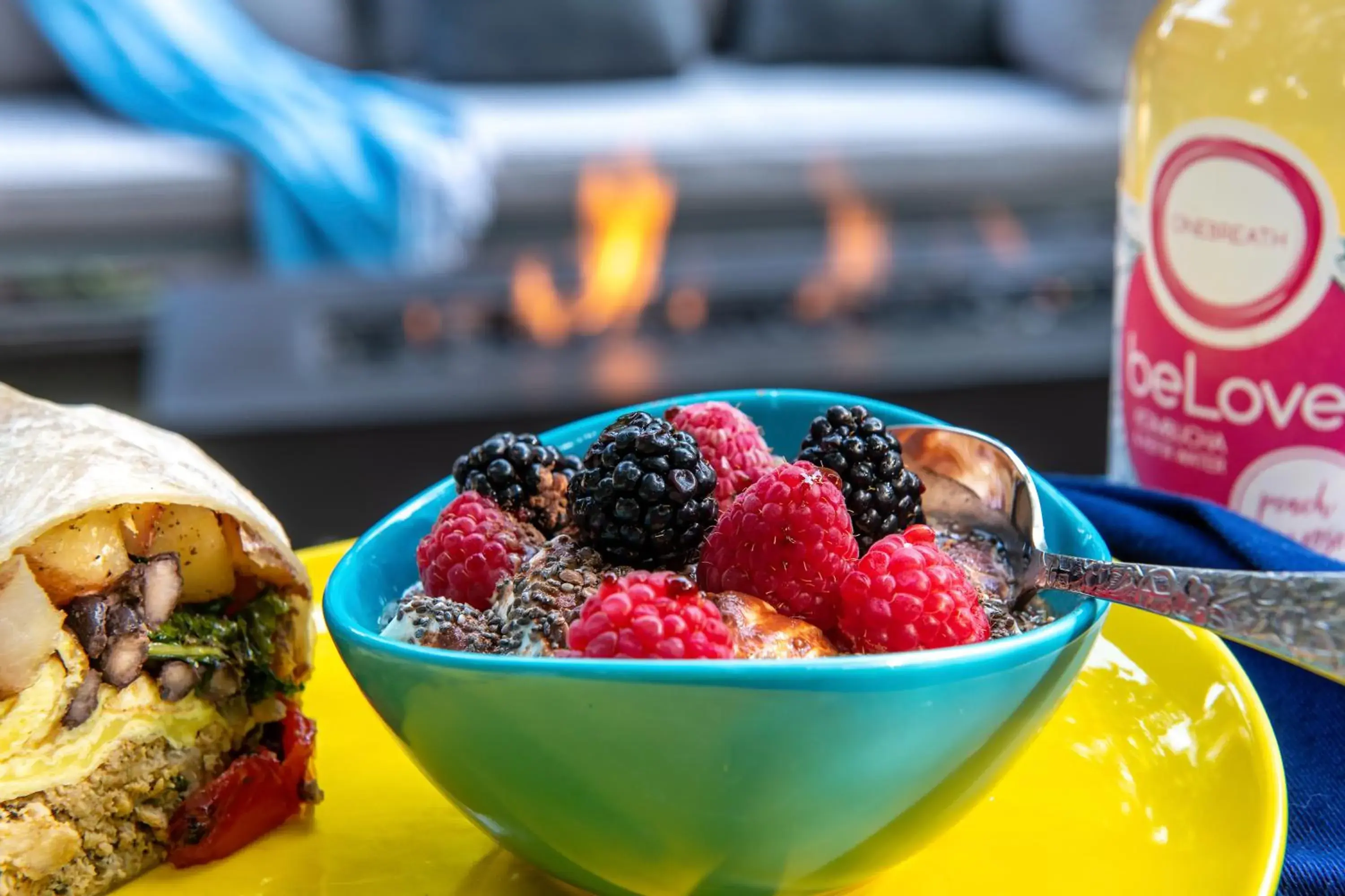 Food close-up in Inn at the Gorge Food close-up in Inn at the Gorge