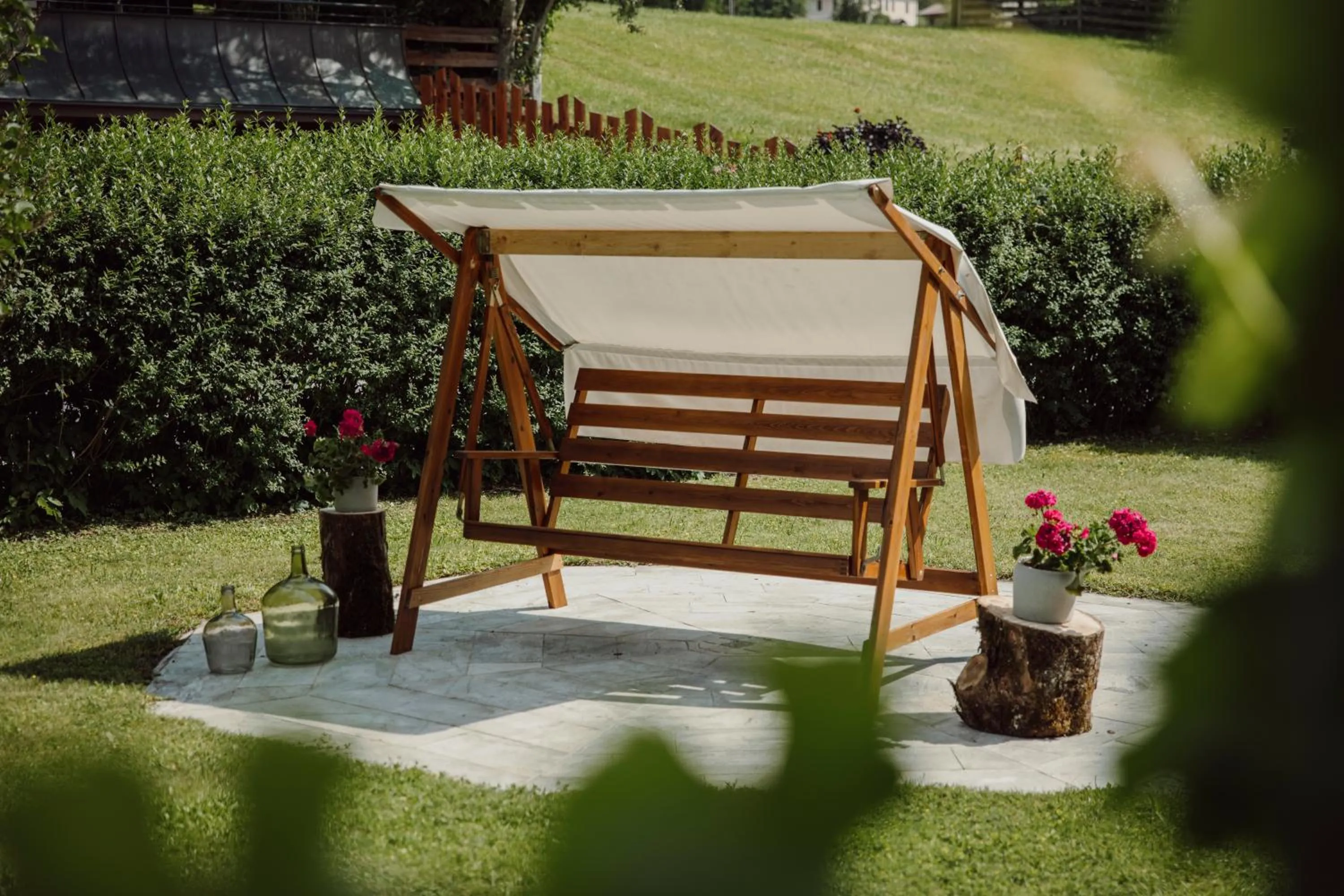 Garden in Lerchs Landhotel