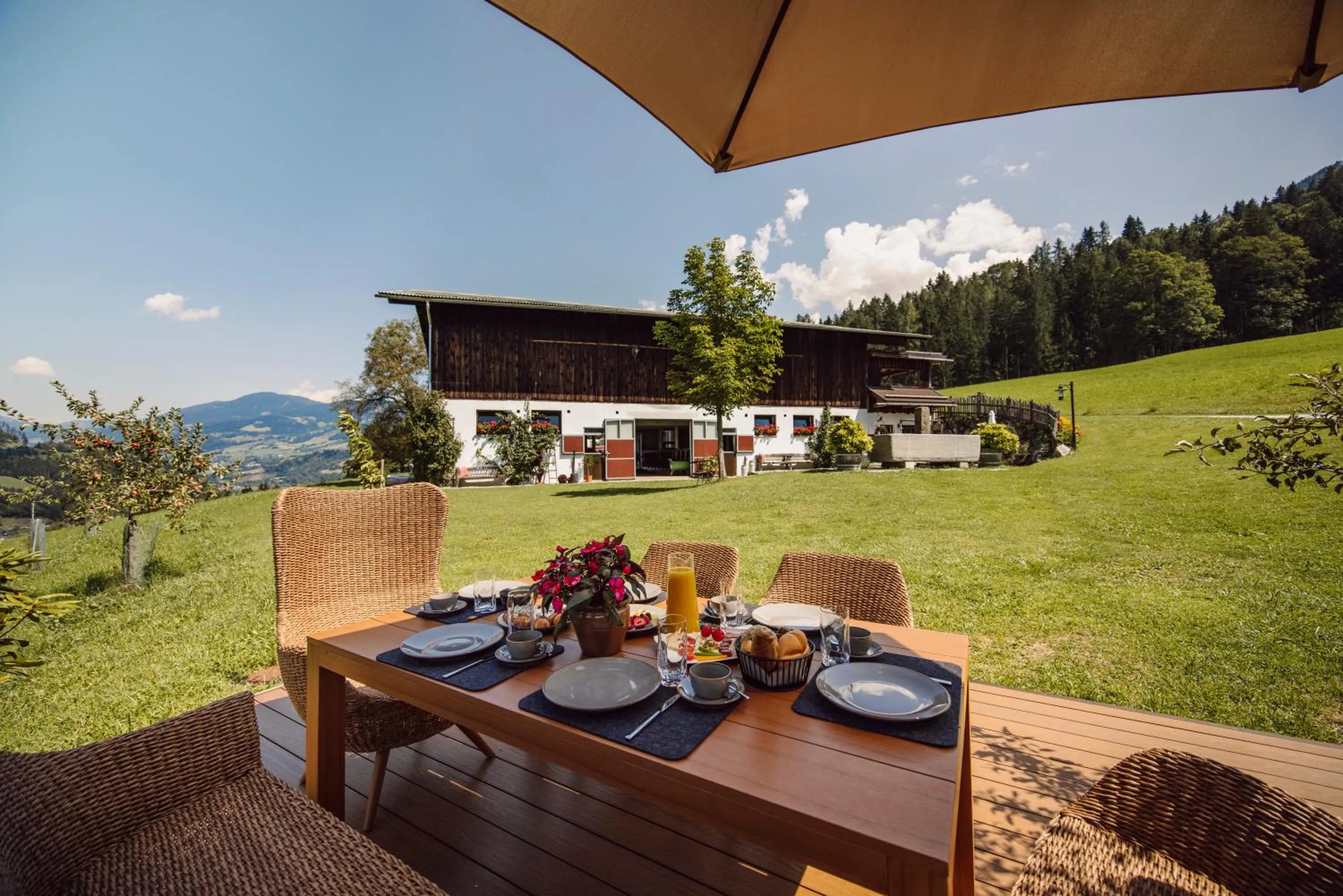 Garden in Lerchs Landhotel