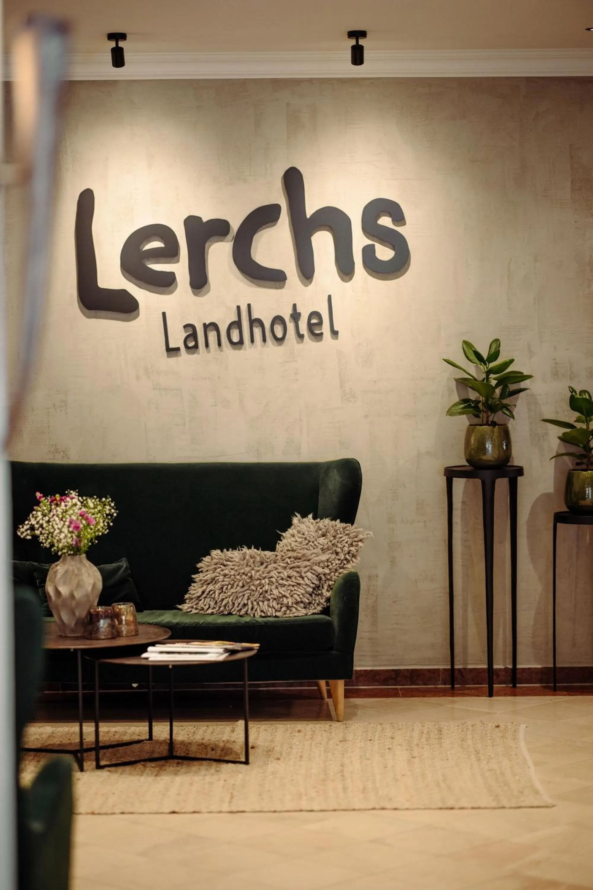 Lobby or reception in Lerchs Landhotel