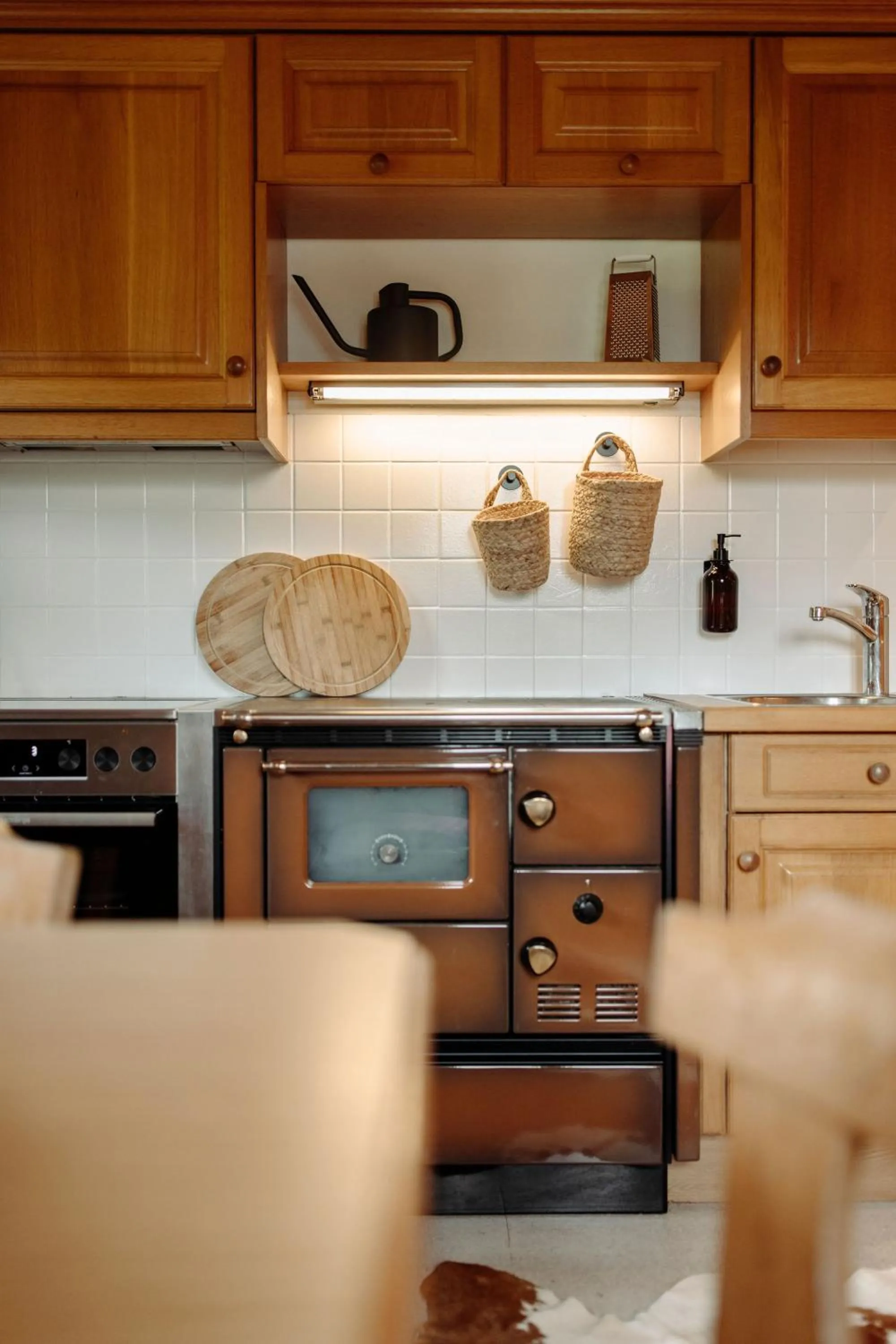 Kitchen or kitchenette in Lerchs Landhotel