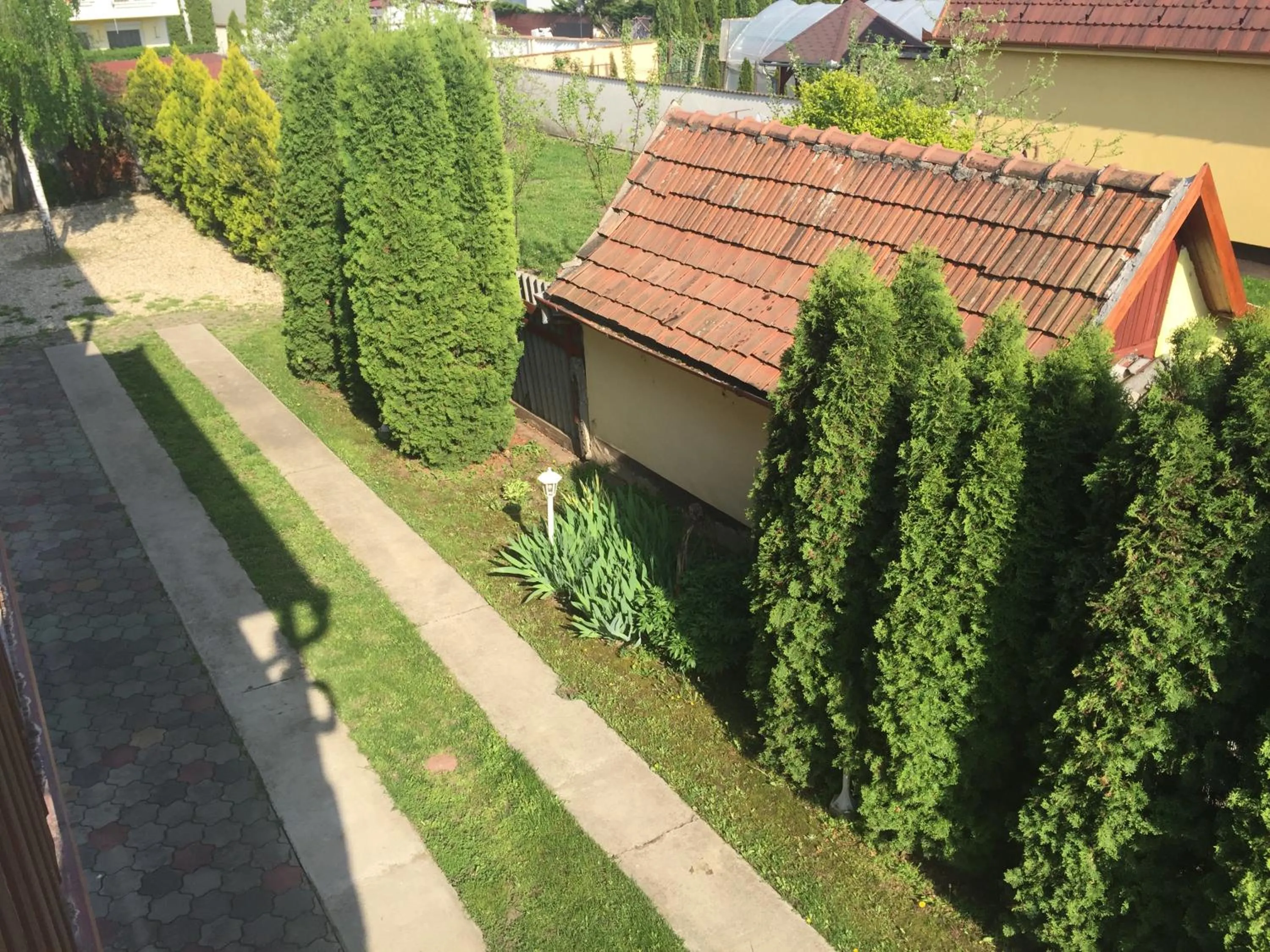 Garden view in Pinczés Ház