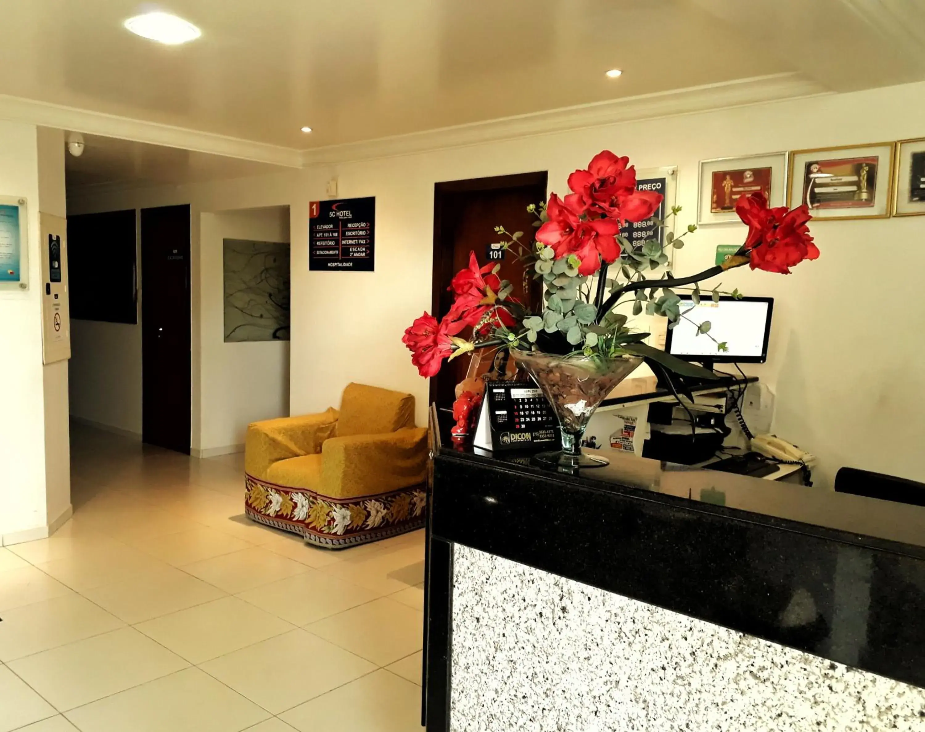 Lobby or reception in 5C Hotel Lobby or reception in 5C Hotel