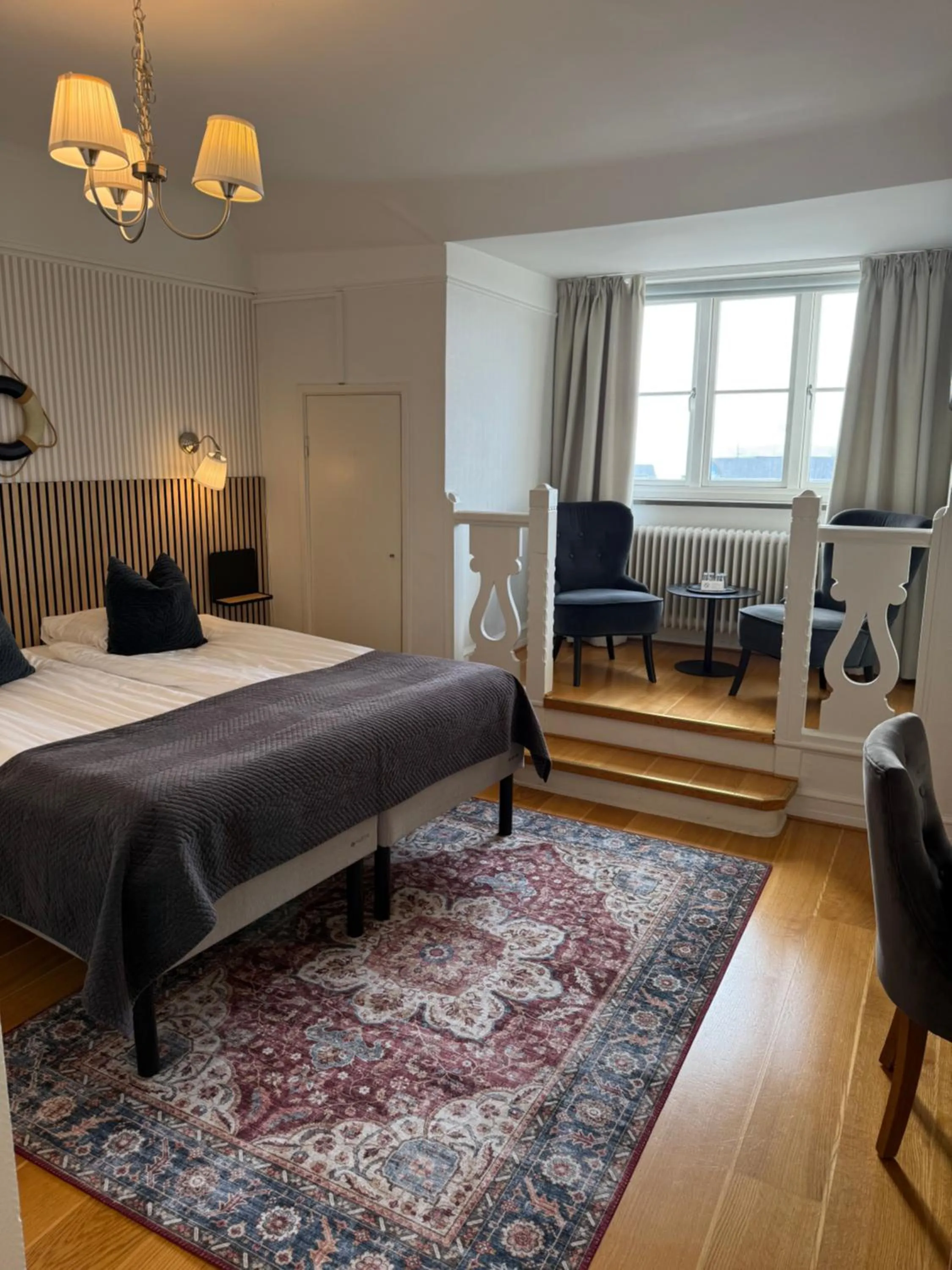 Bed in Hamnhotellet Kronan