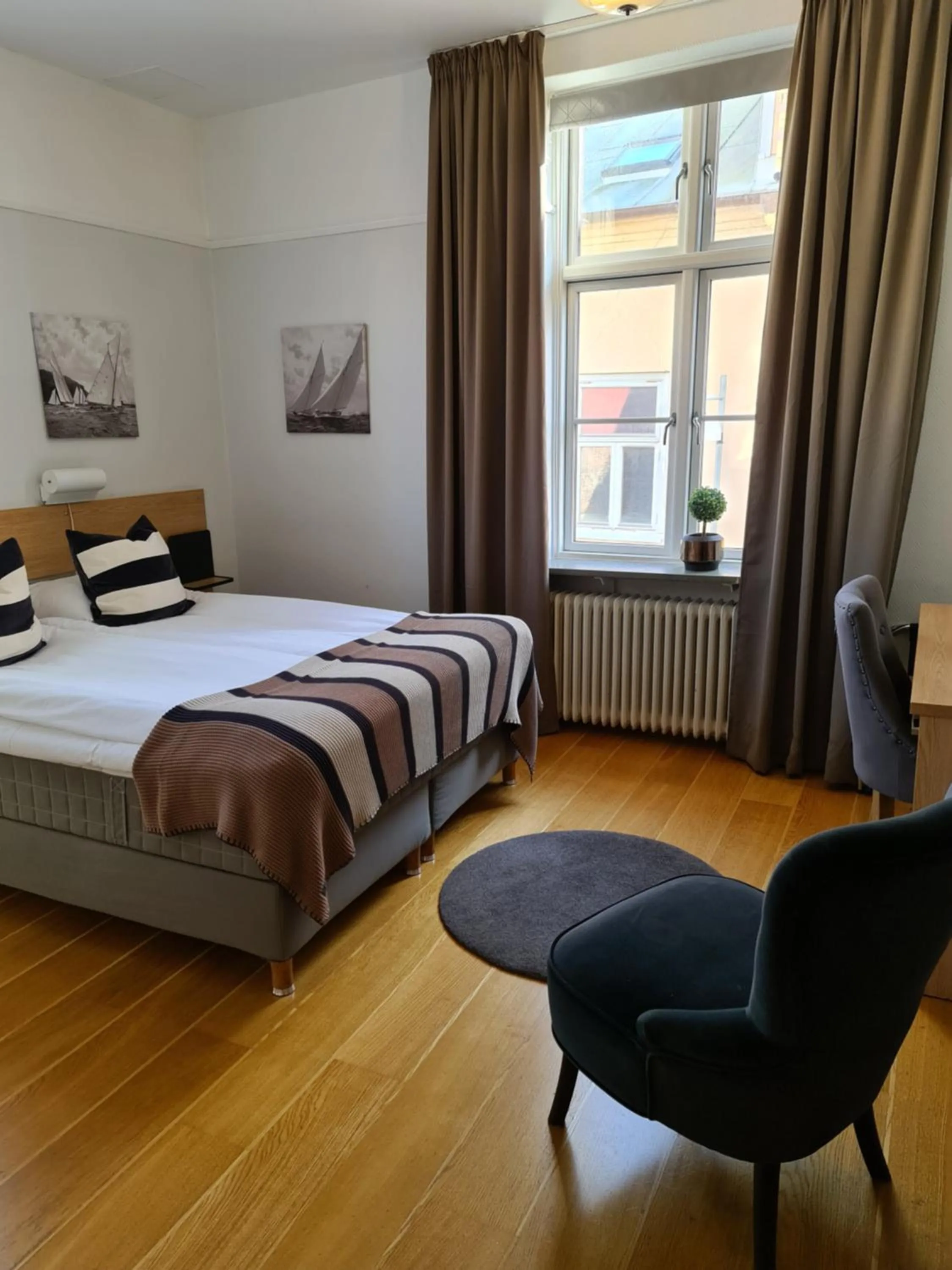 Bed in Hamnhotellet Kronan