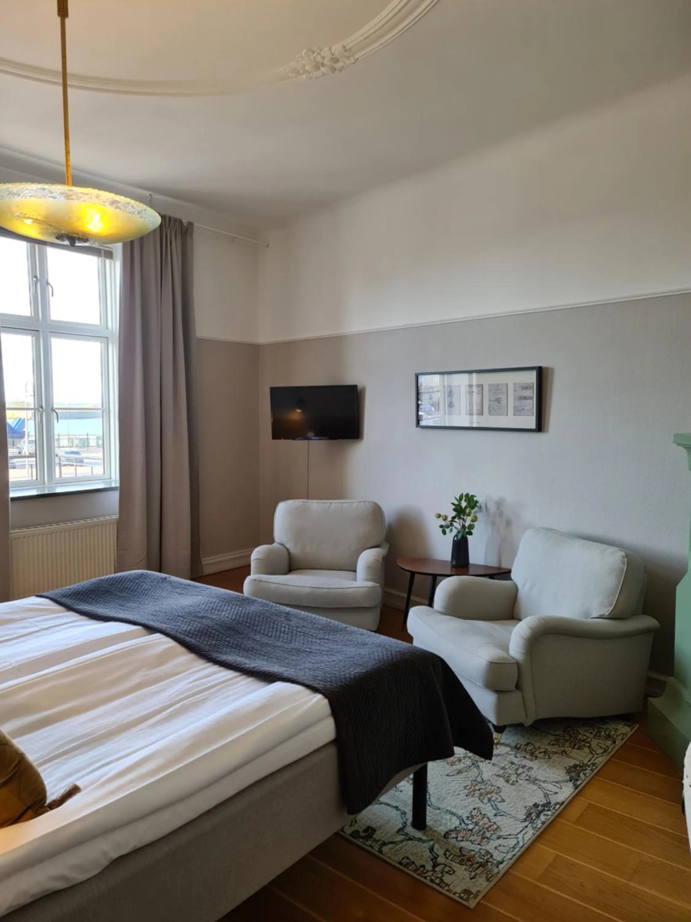 Bed in Hamnhotellet Kronan