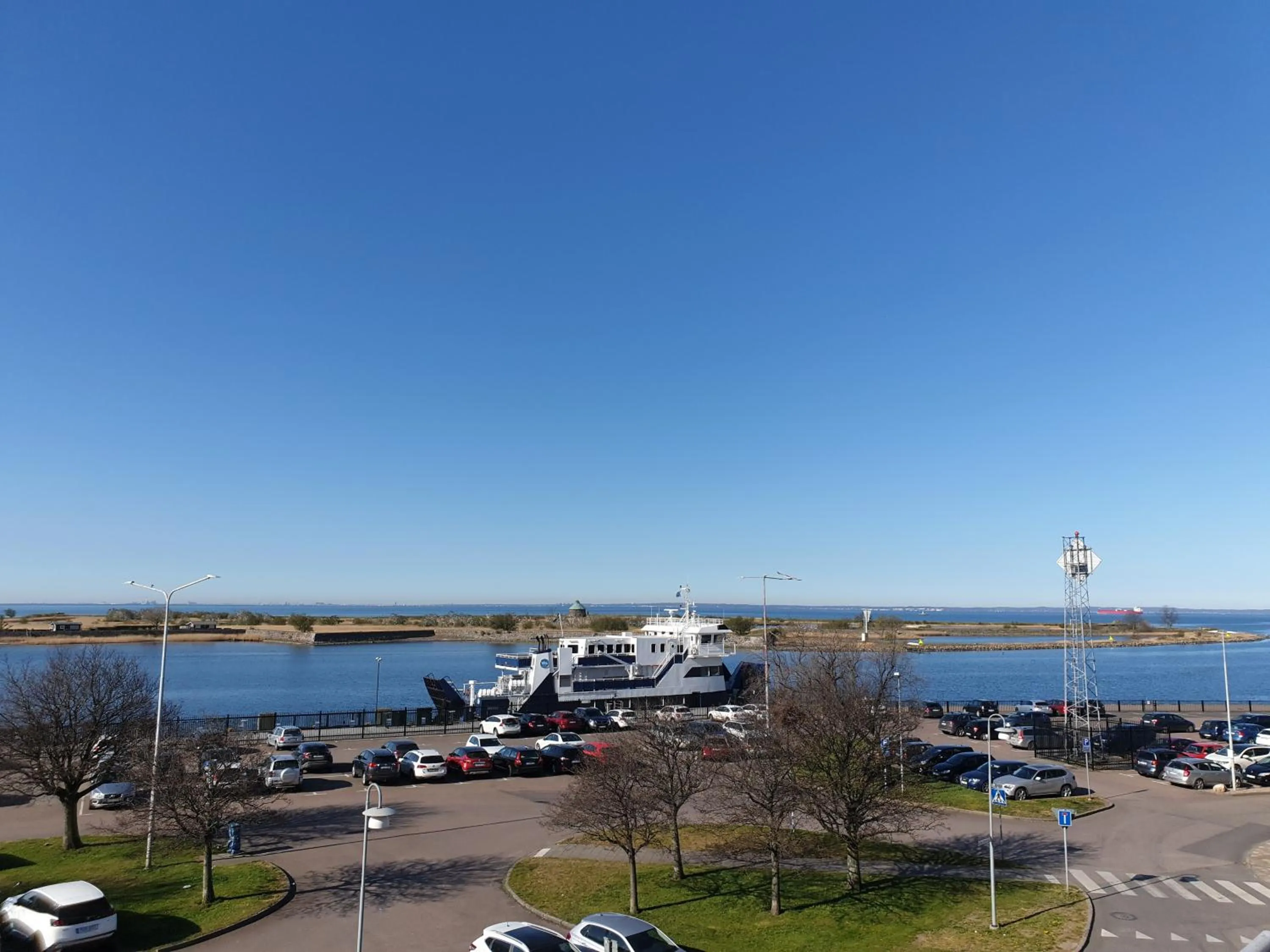 Sea view in Hamnhotellet Kronan