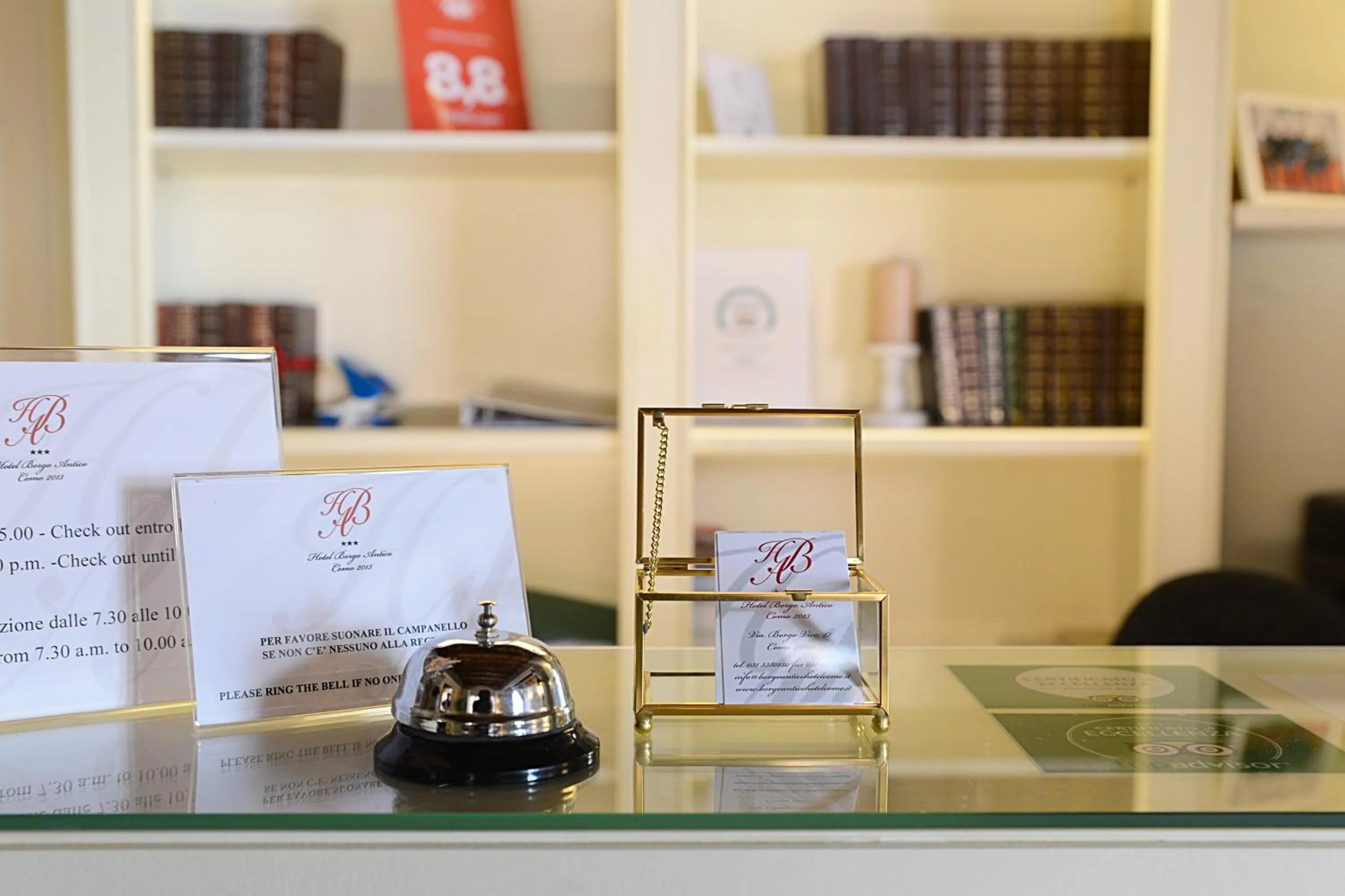 Lobby or reception in Hotel Borgo Antico