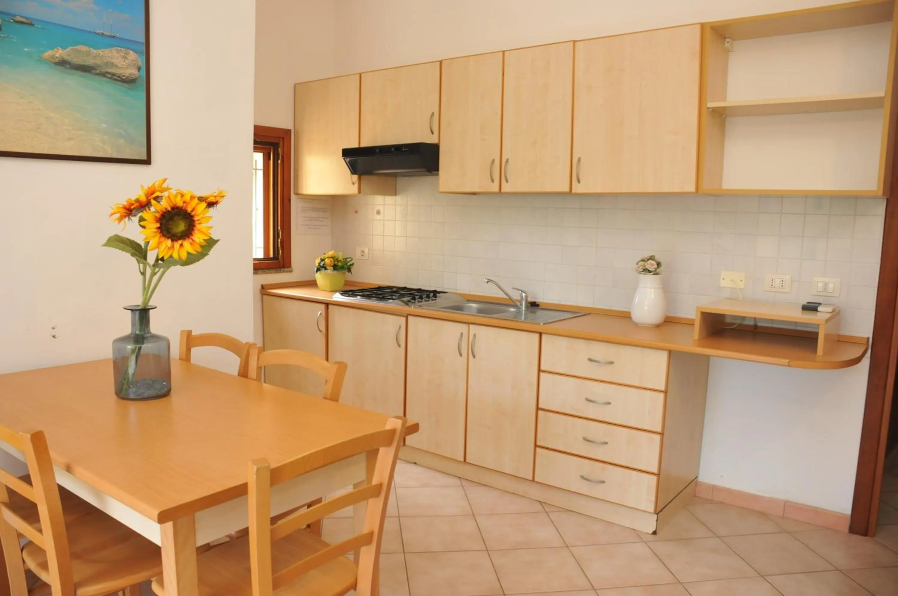 Kitchen or kitchenette in Villaggio Camping Torre Salinas