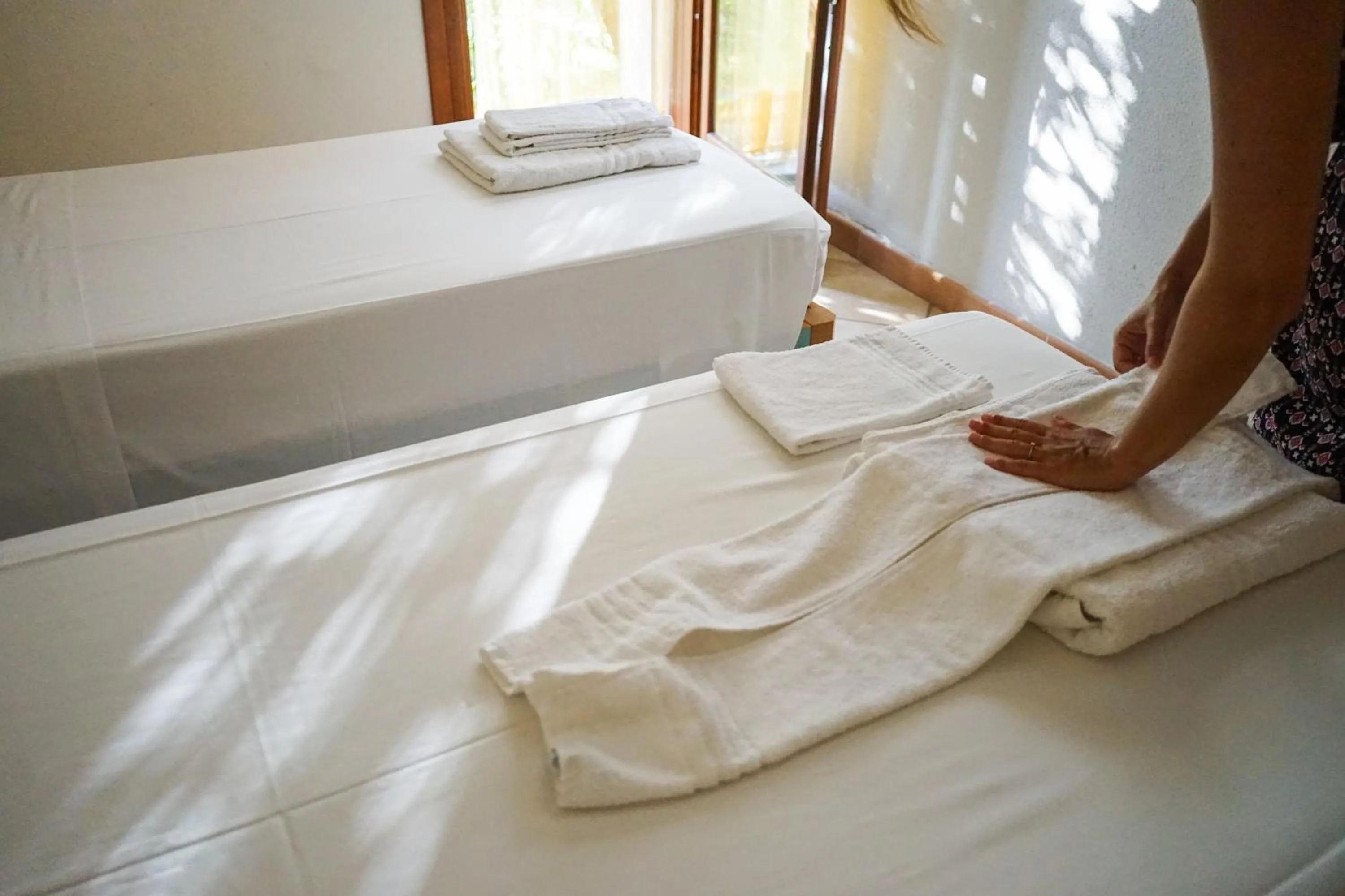 Bed in Villaggio Camping Torre Salinas
