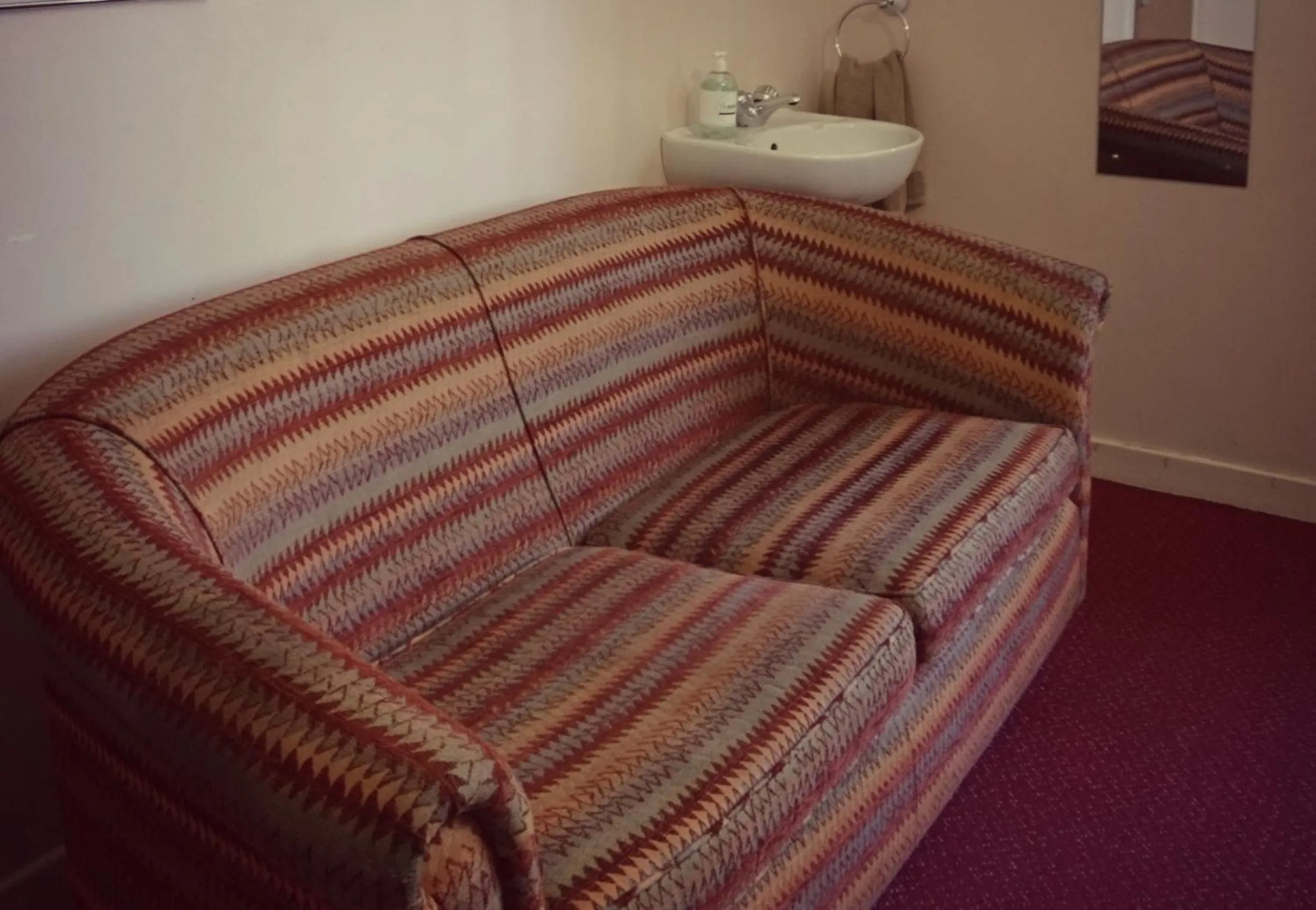 Seating area in Morag's Lodge