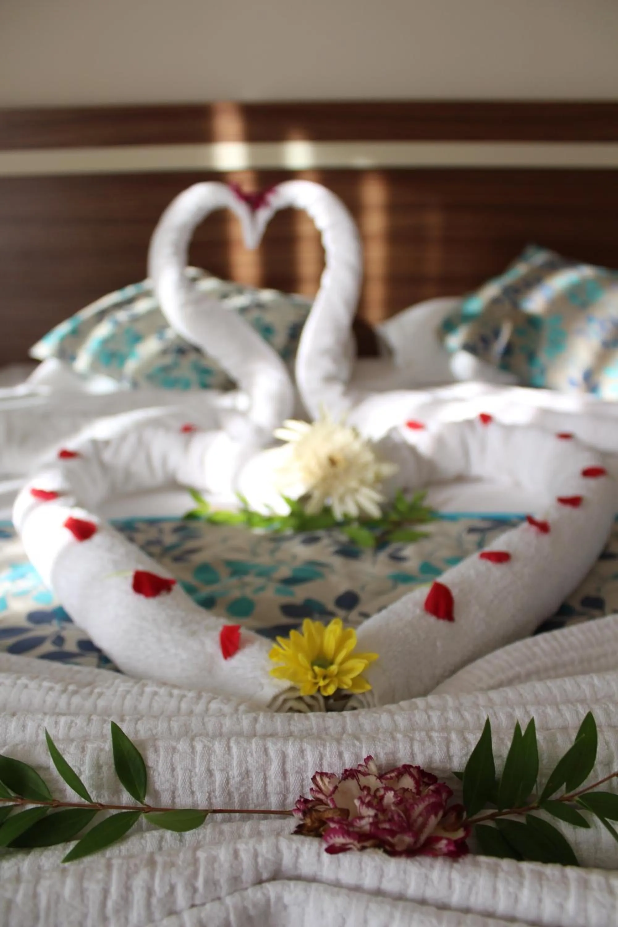 Bed in Side West Park Hotel