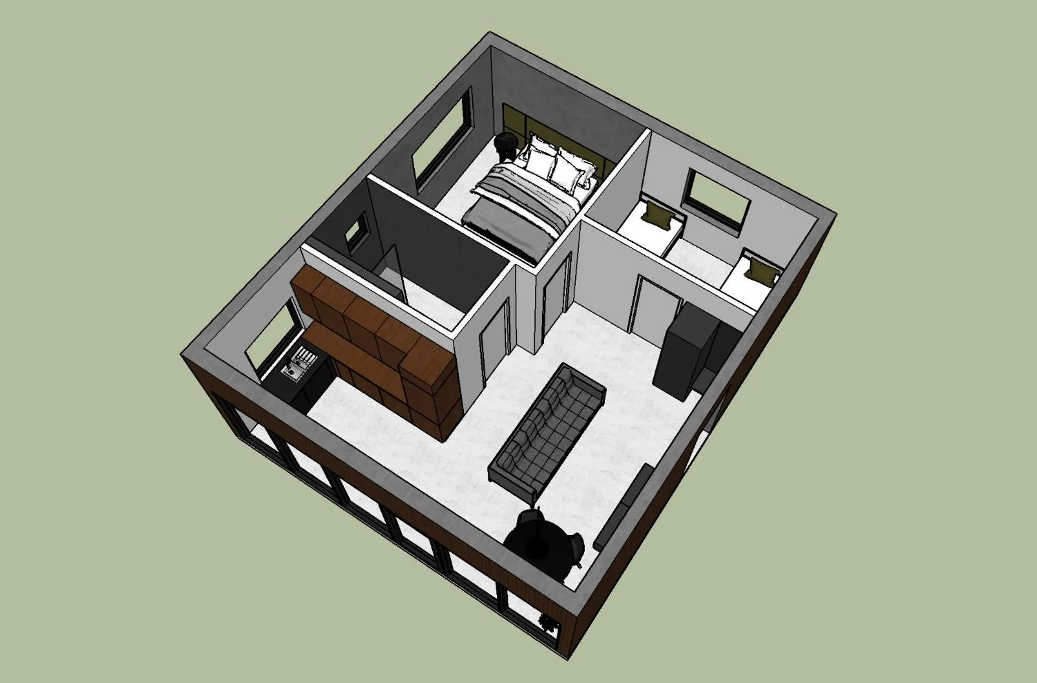 Floor plan in Hotel North