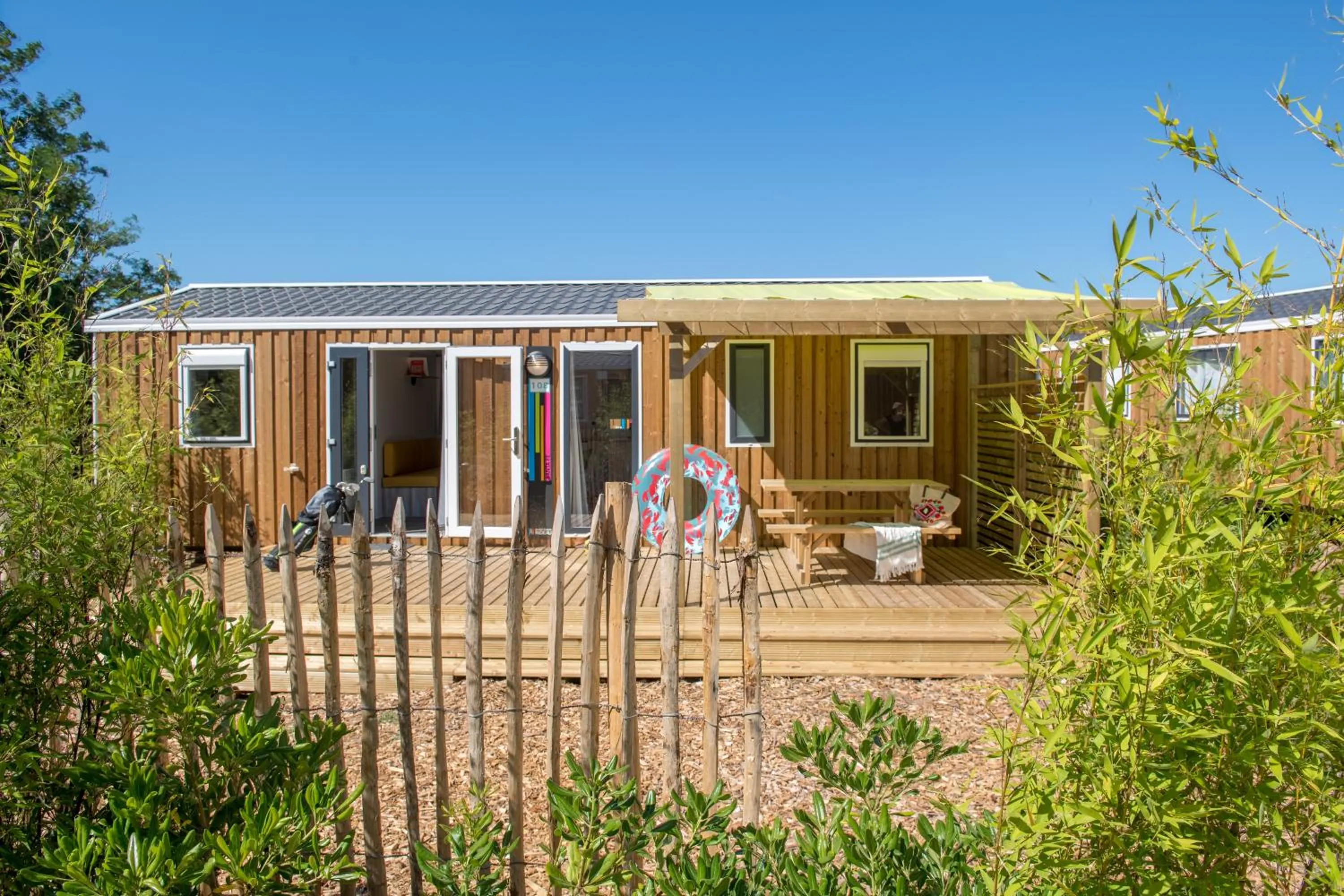 Patio in Camping Les Grenettes