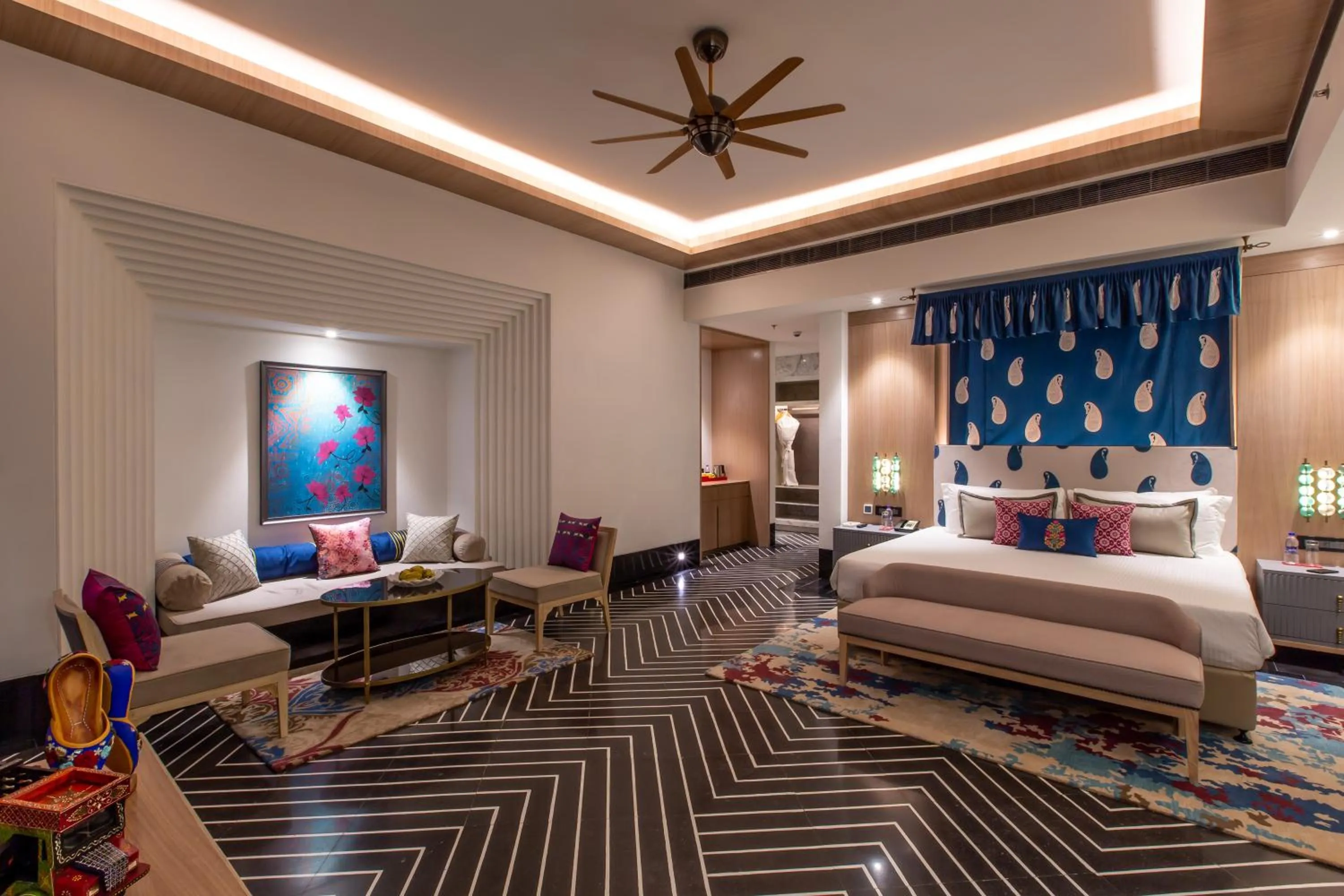 Bed in Taj Devi Ratn Resort & Spa, Jaipur