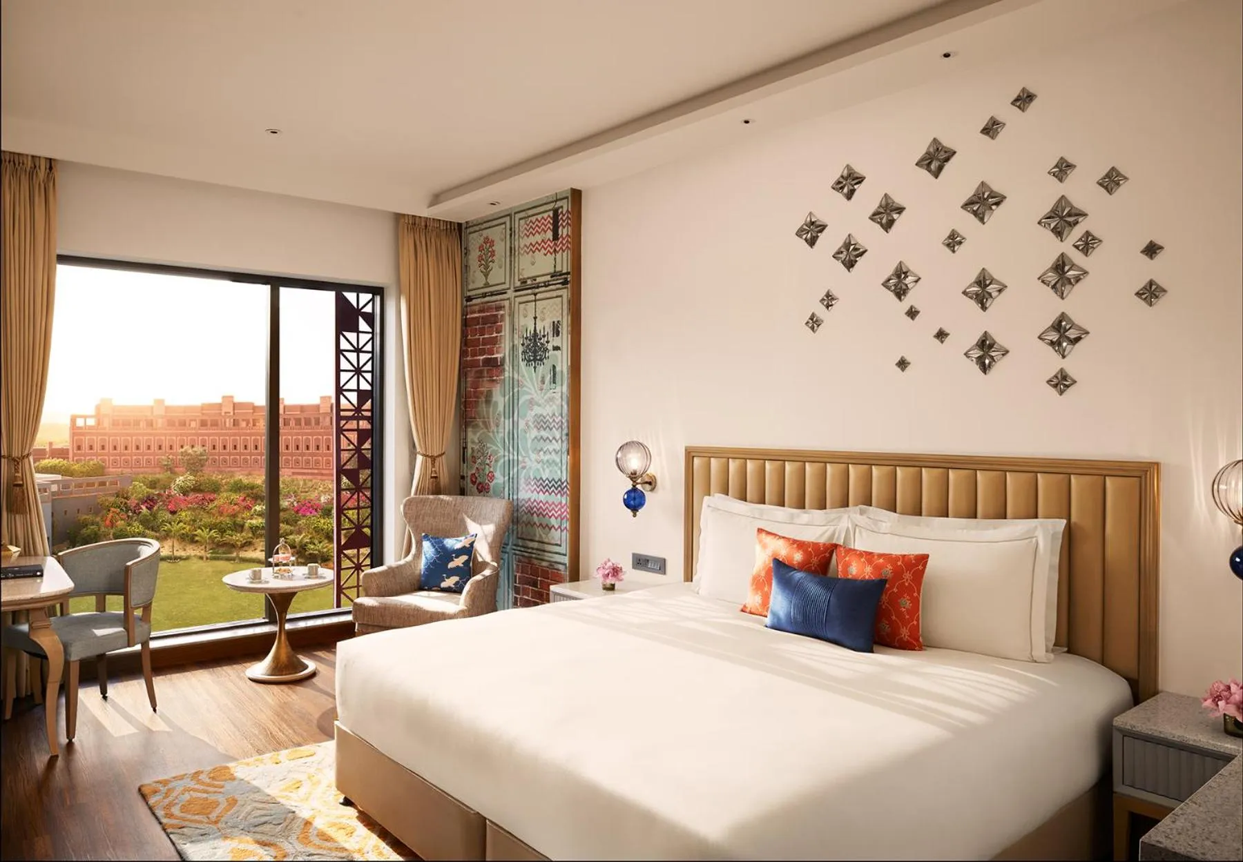 Bedroom, Bed in Taj Devi Ratn Resort & Spa, Jaipur
