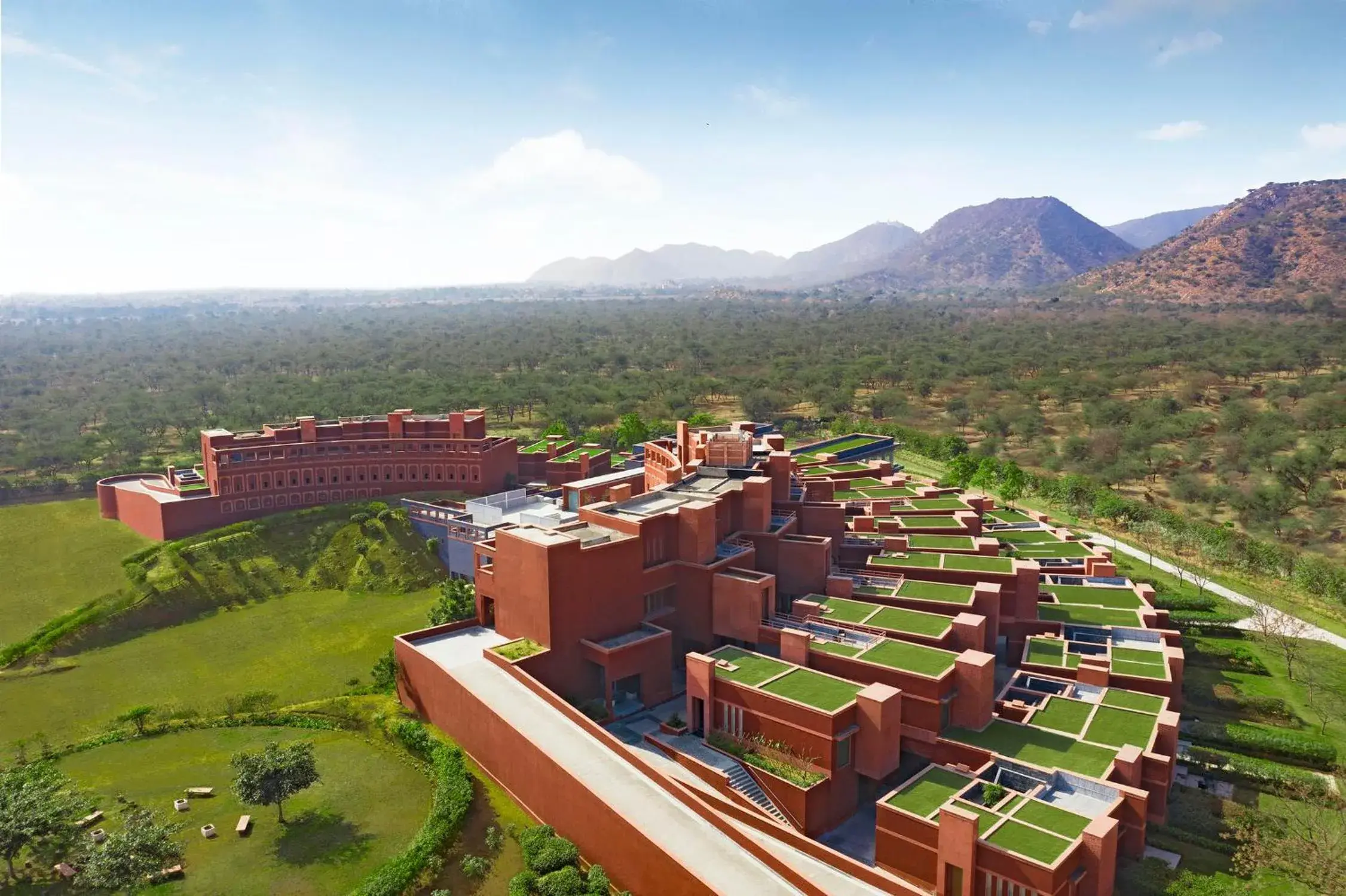 Bird's eye view in Taj Devi Ratn Resort & Spa, Jaipur Bird's eye view in Taj Devi Ratn Resort & Spa, Jaipur