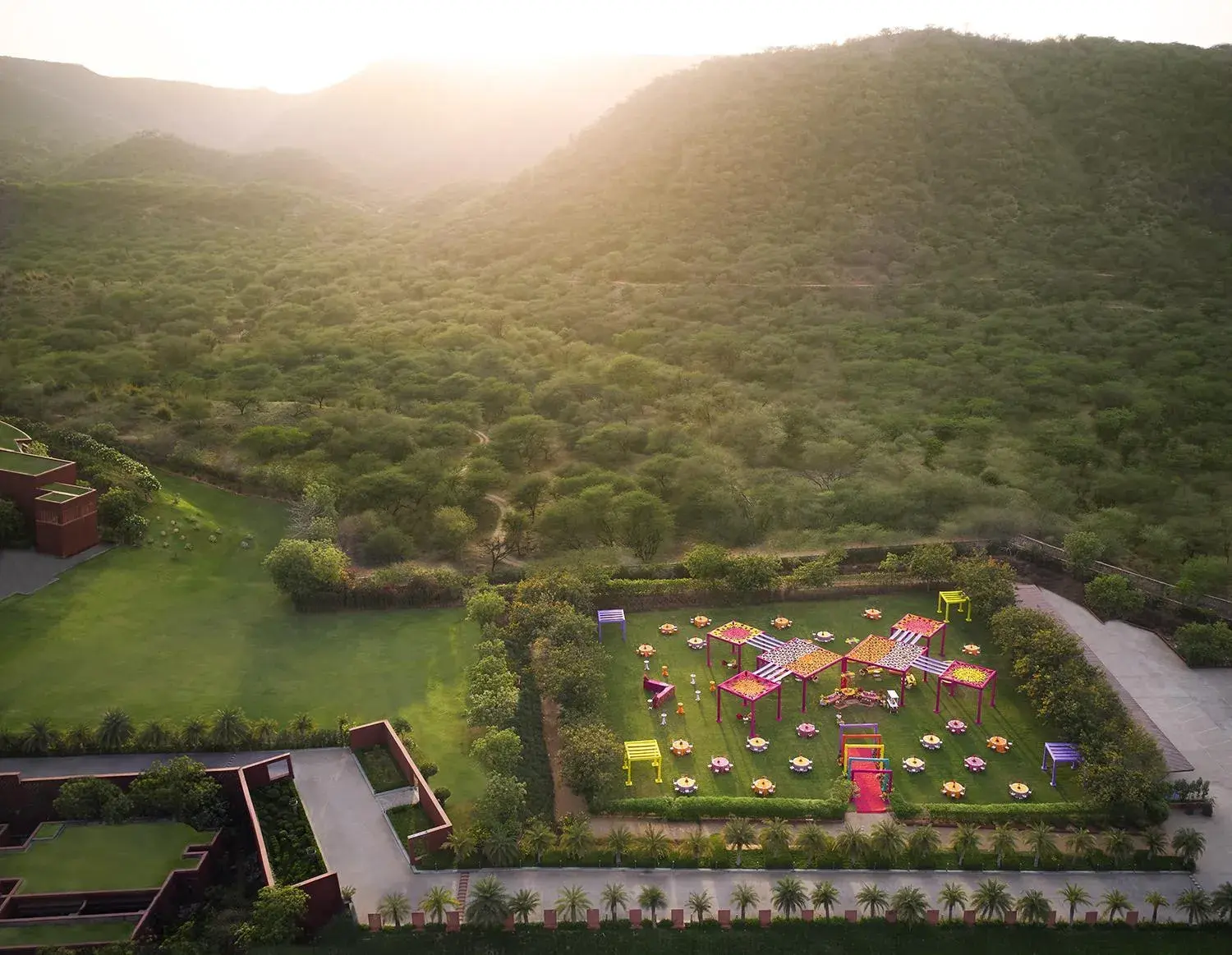 Bird's eye view in Taj Devi Ratn Resort & Spa, Jaipur Bird's eye view in Taj Devi Ratn Resort & Spa, Jaipur