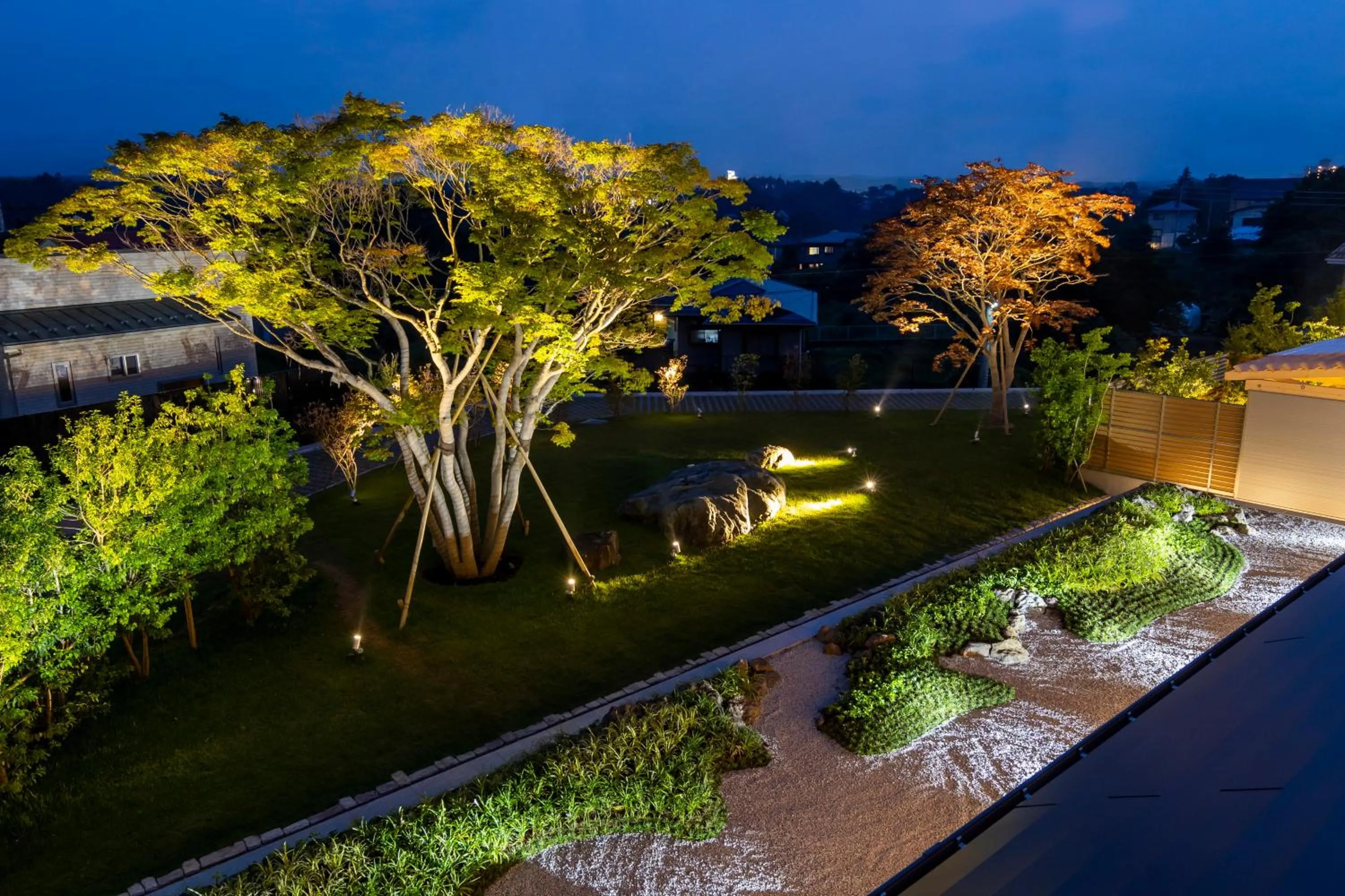 Garden in Fujikawaguchiko Resort Hotel